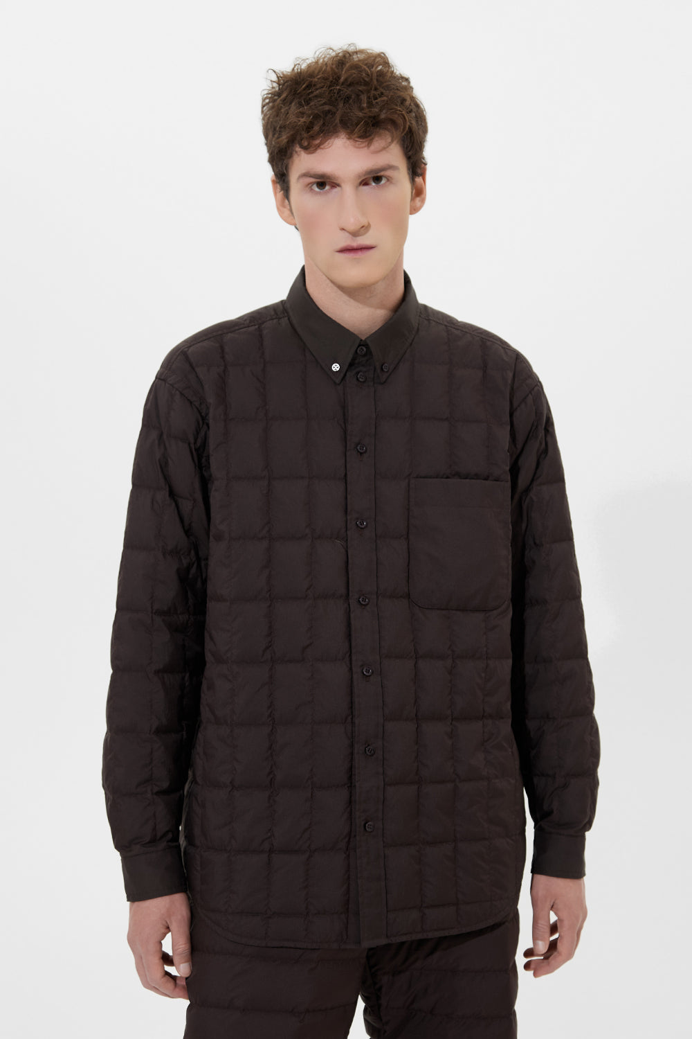 KALIK SHIRT MAN MICRO BROWN