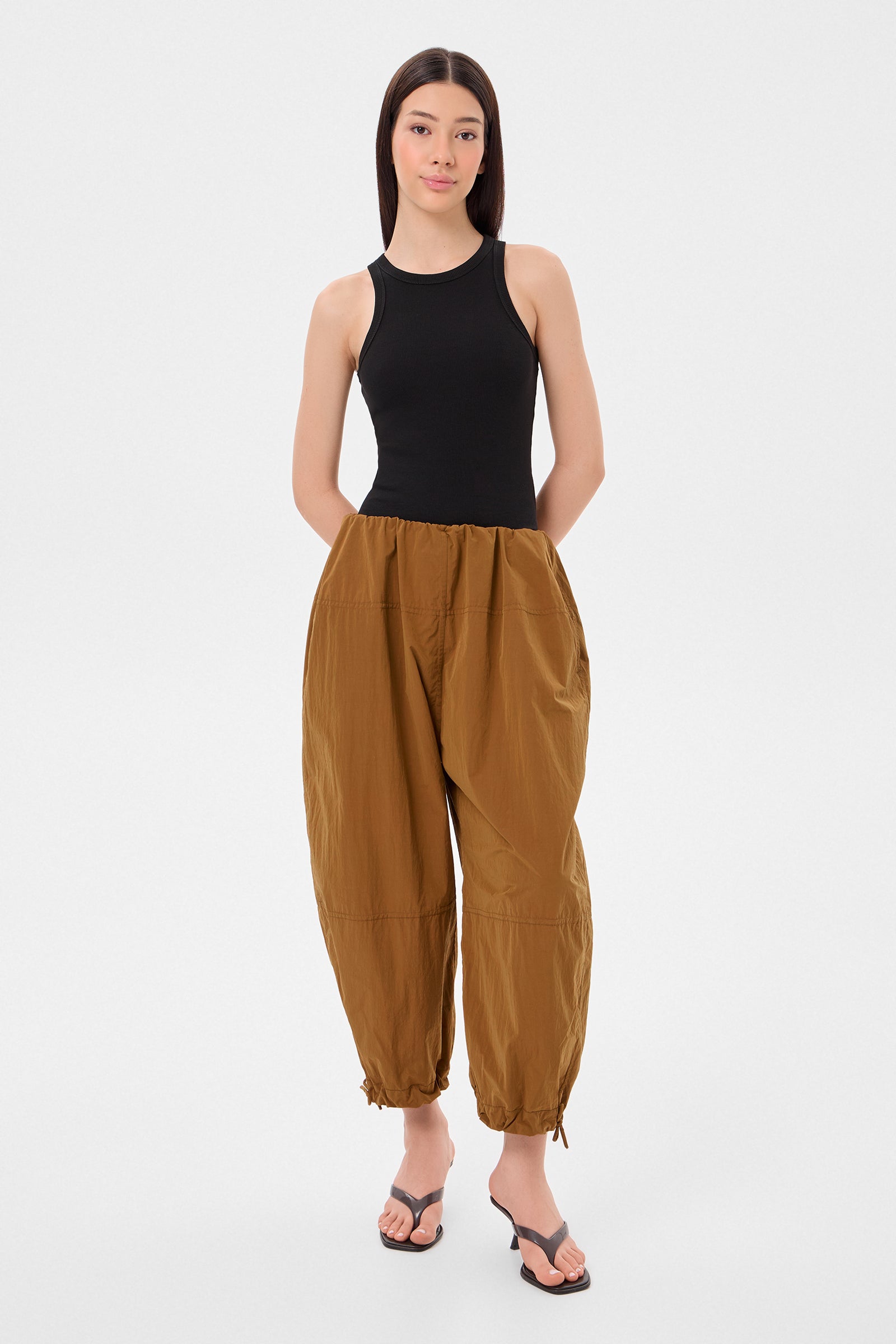 Light Ballon Pants Scooter Caramel