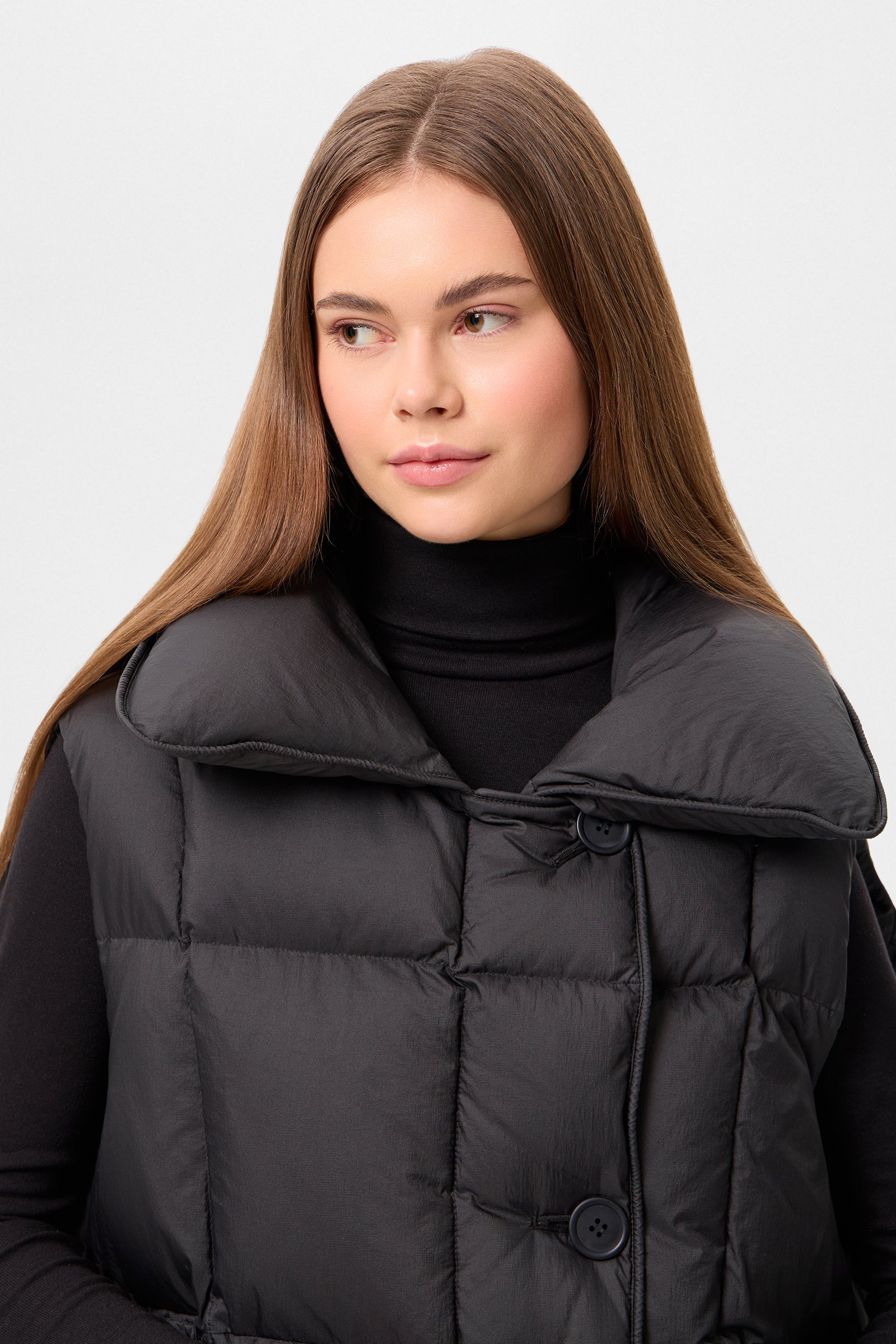 COZY CLOUD VEST MICRO BLACK