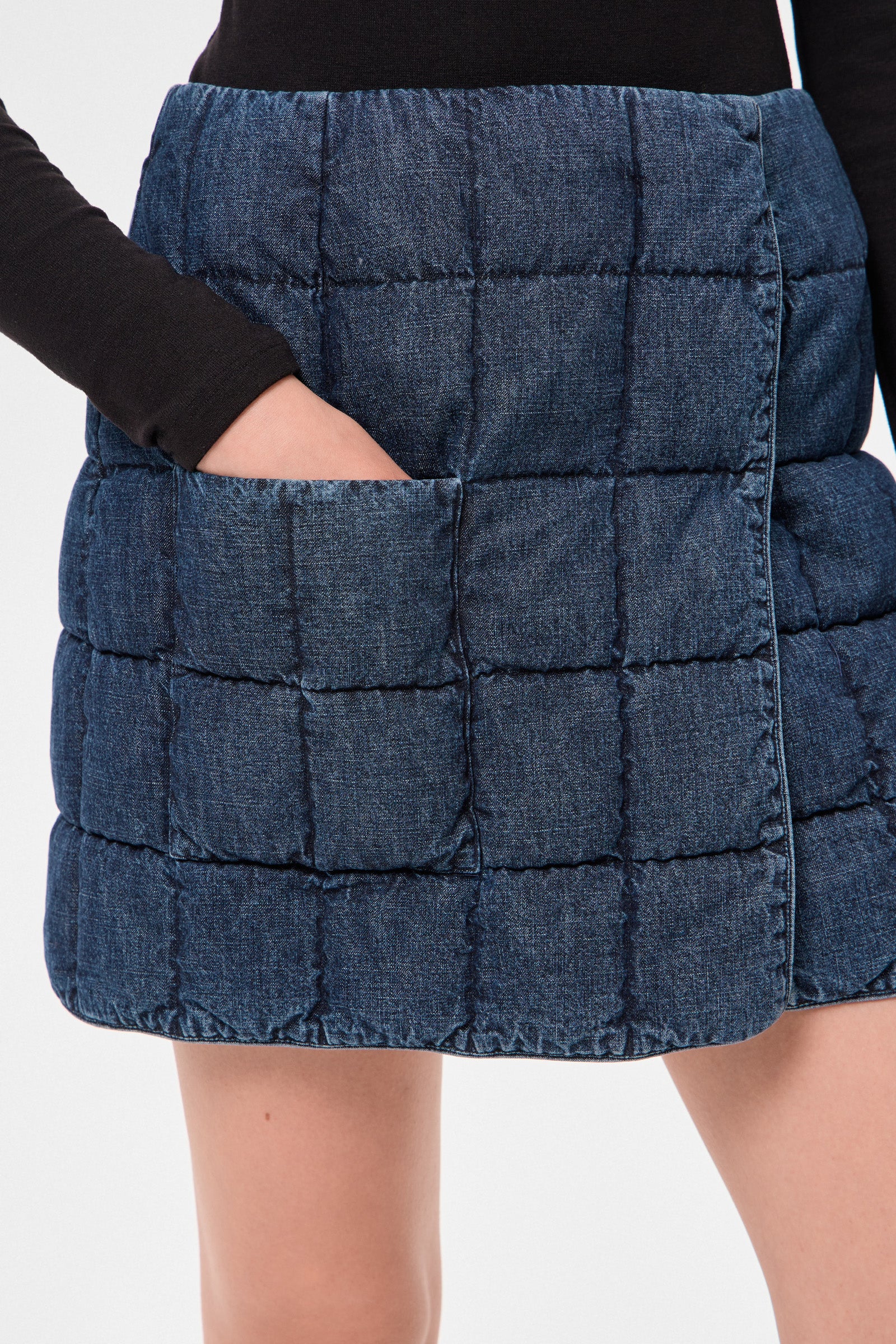 DENIM MINI PLAHTA BLUE