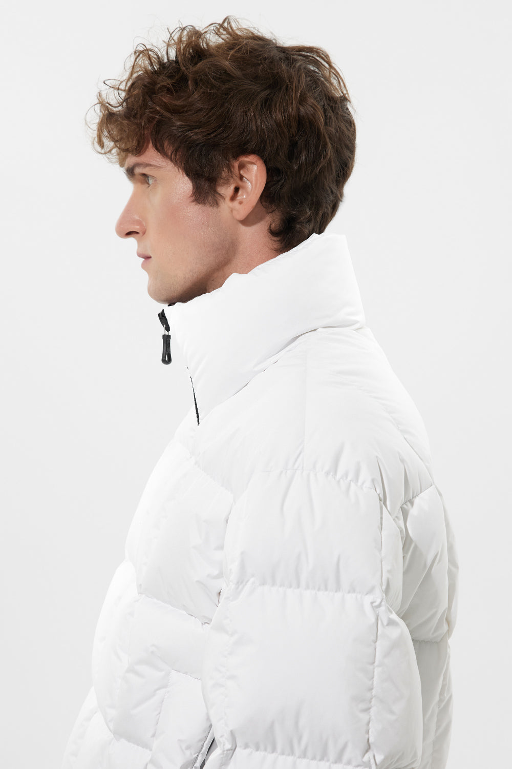 Apres Ski Shorts Jacket Man Tec White