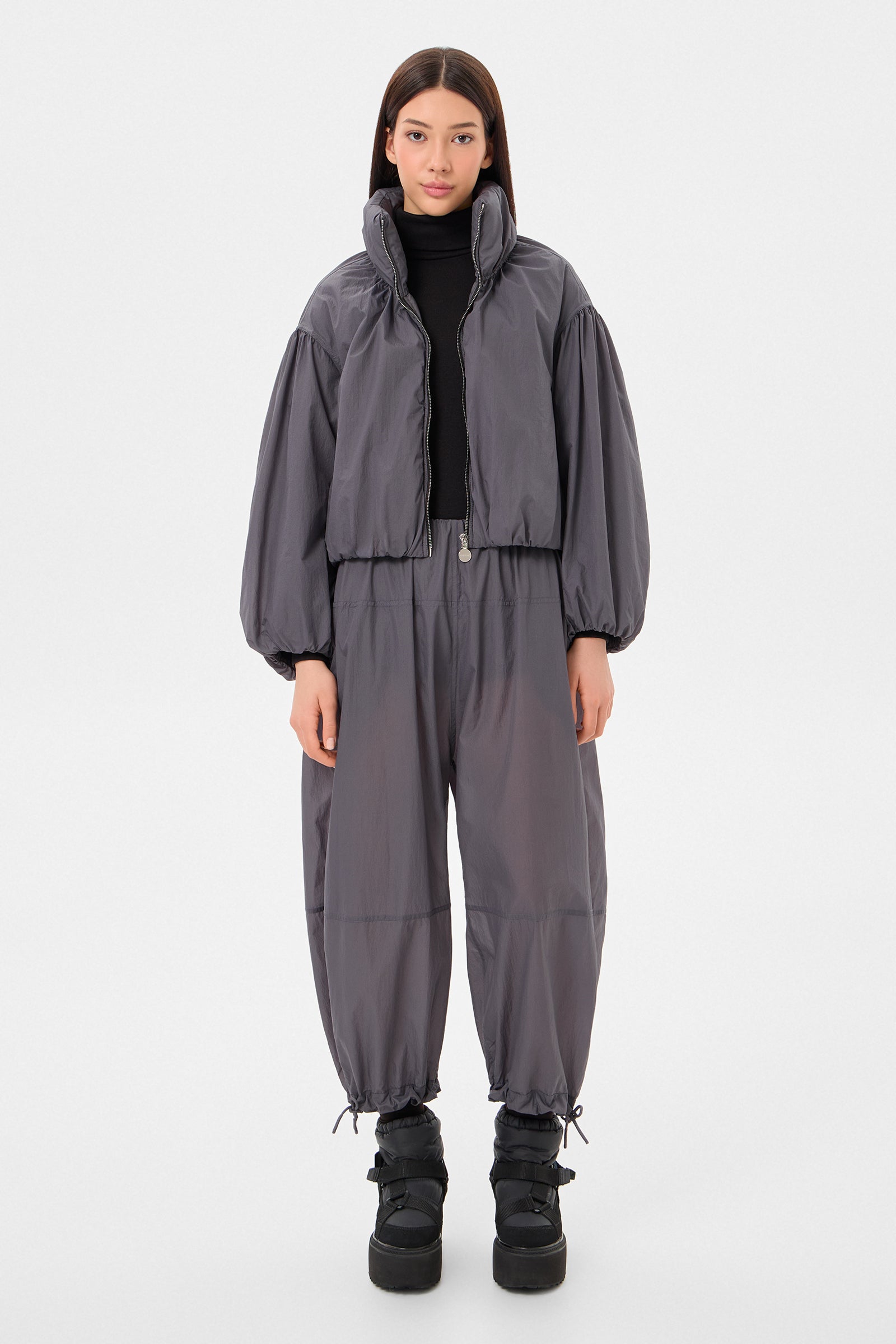 BALLOON PANTS KETCHUP GREY