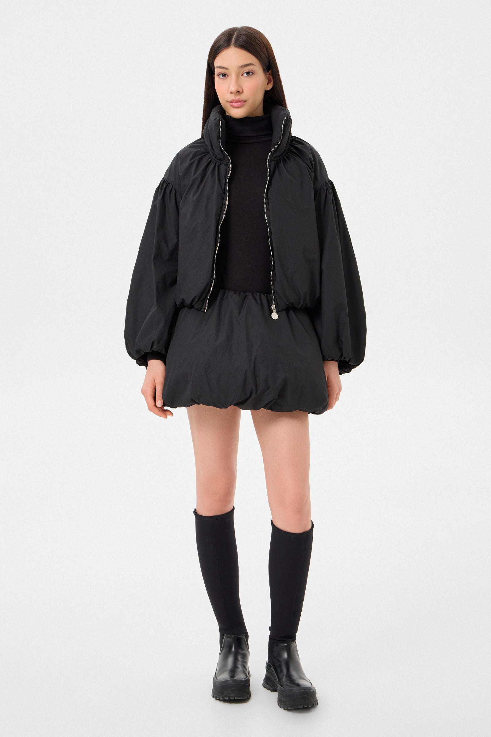 CLOUD SKIRT KETCHUP BLACK