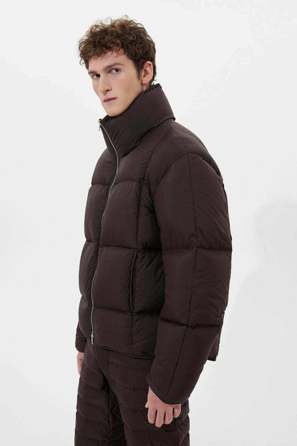 JAY JACKET MAN MICRO BROWN