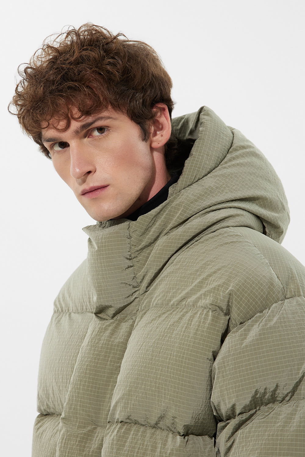 Michlin Jacket Man Rib Khaki