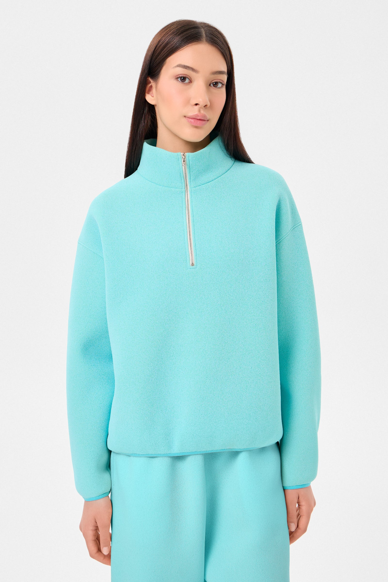 Rocky Half Zip Foam Blue