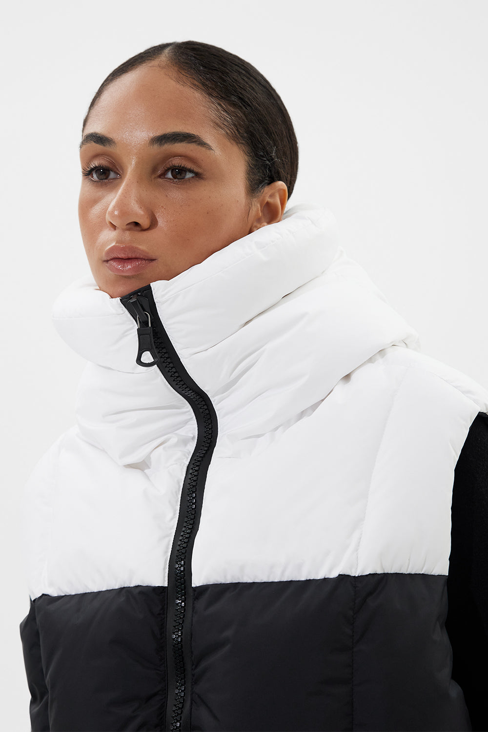 Apres Ski Wendy Vest Tec White + Tec Black