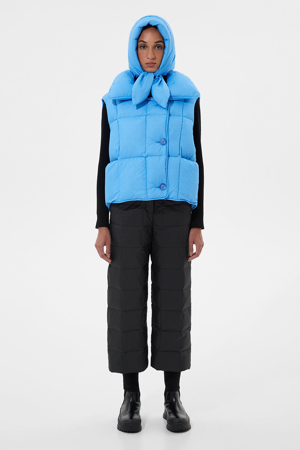 Hustka Hood Micro Bright Blue