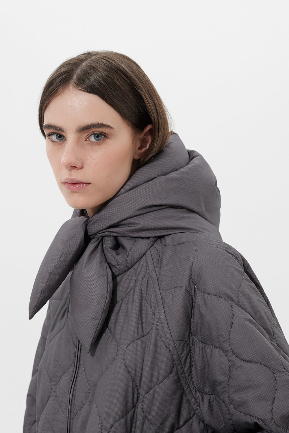Hustka Hood Ketchup Grey