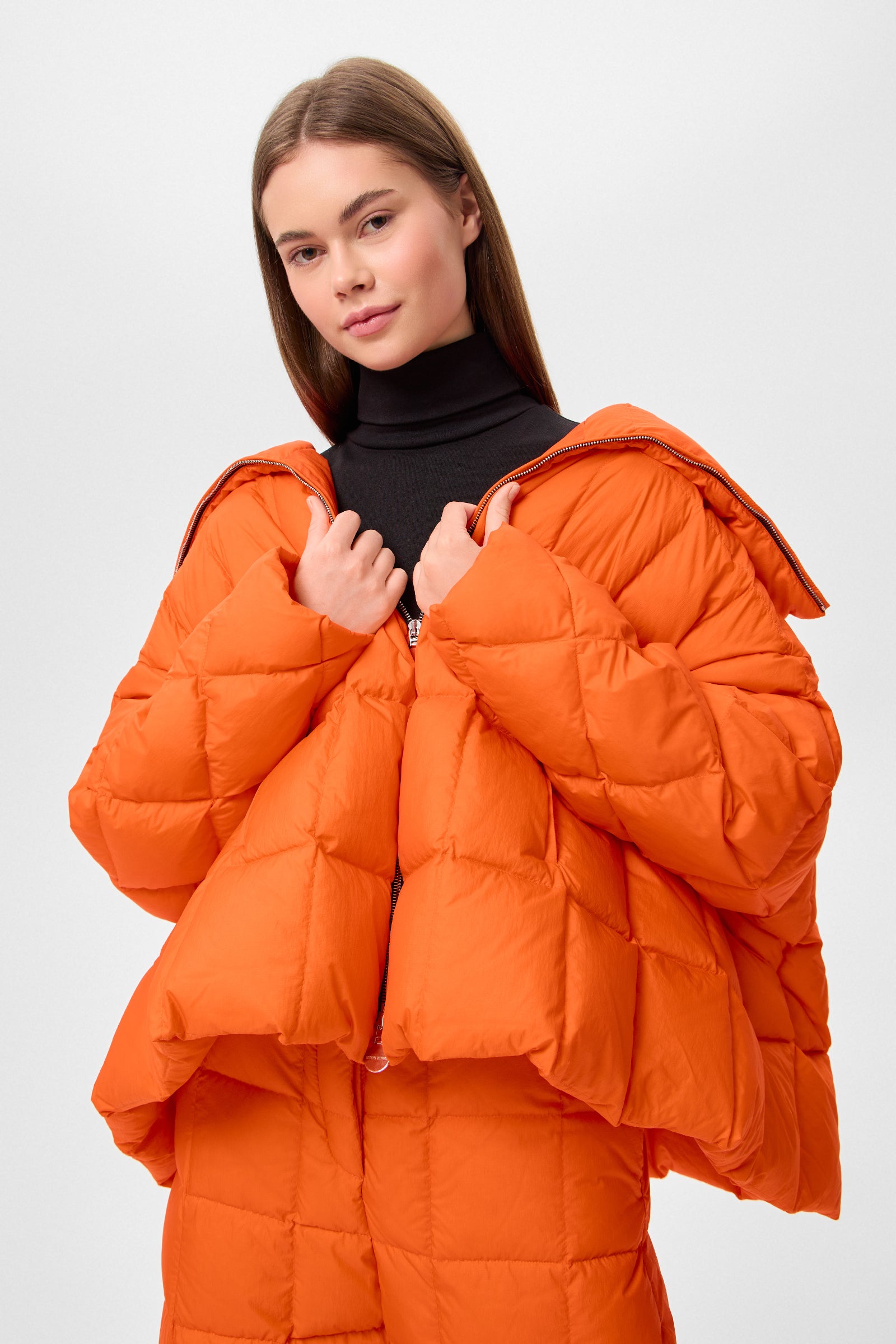COZY ARCO JACKET MICRO ORANGE