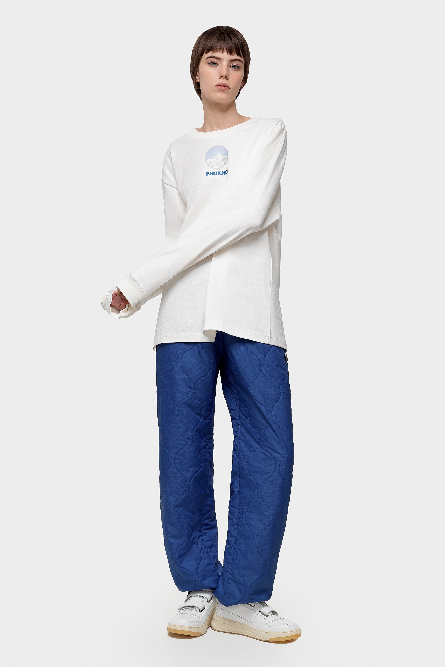 Longsleeve White + Mountains