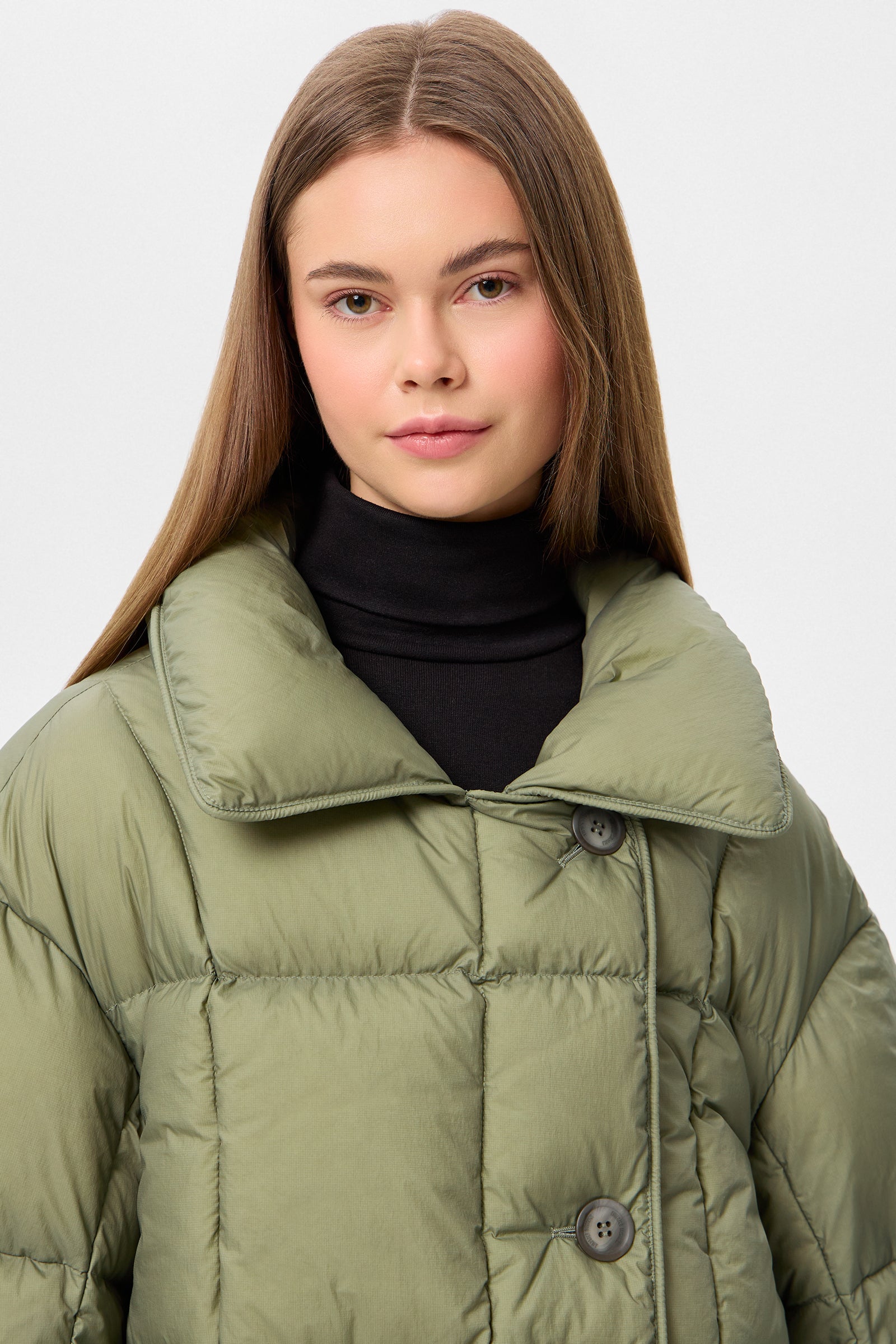 COZY CLOUD JACKET MICRO OLIVE GREEN