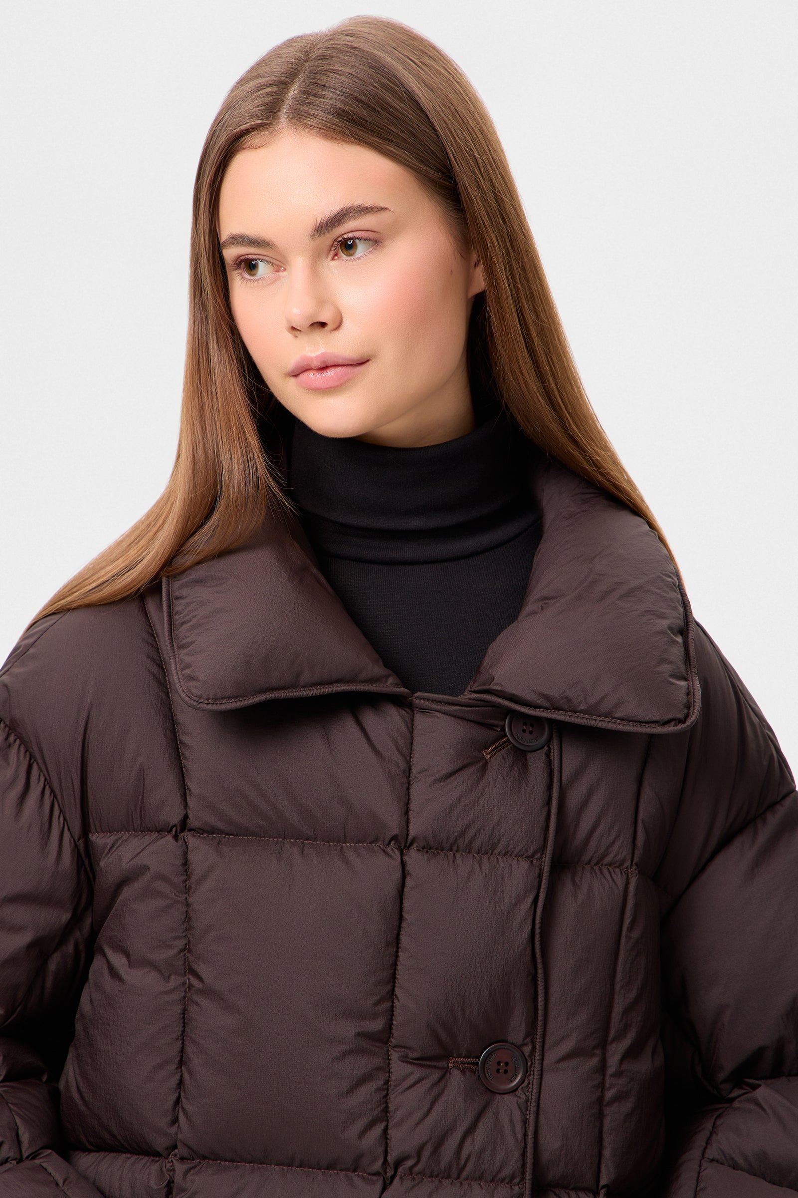 COZY CLOUD JACKET MICRO BROWN