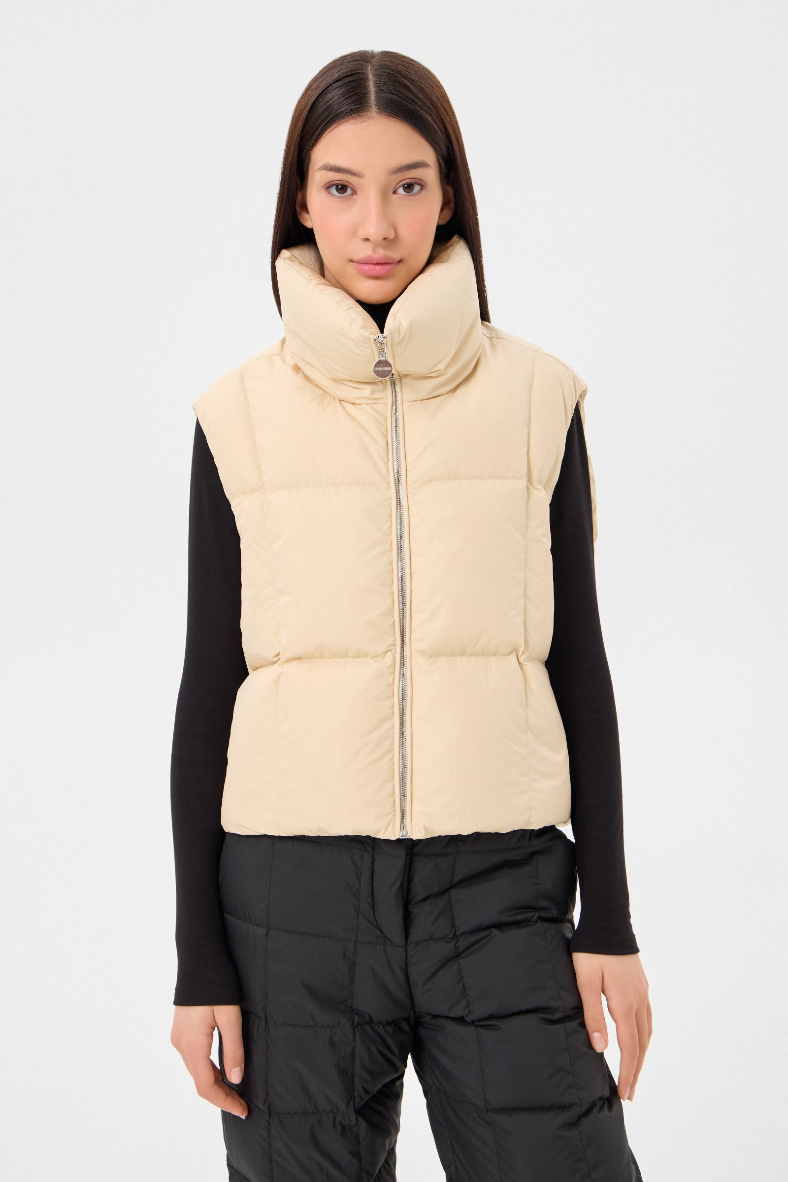ZIP VEST ENNIO BEIGE