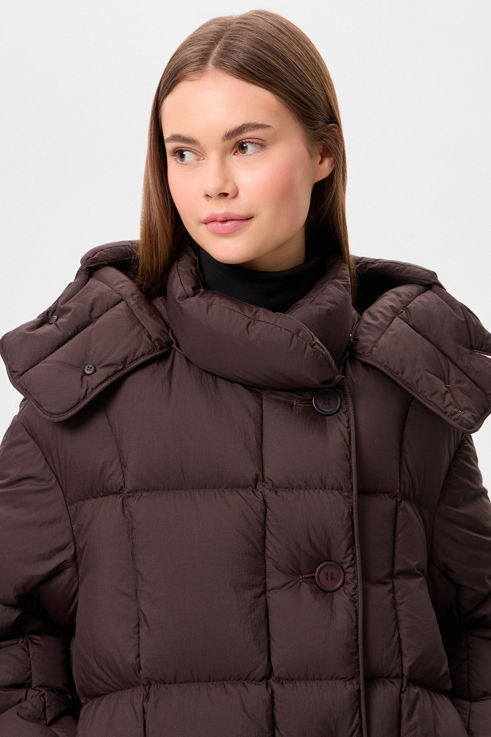 COZY NIMBO JACKET MICRO BROWN