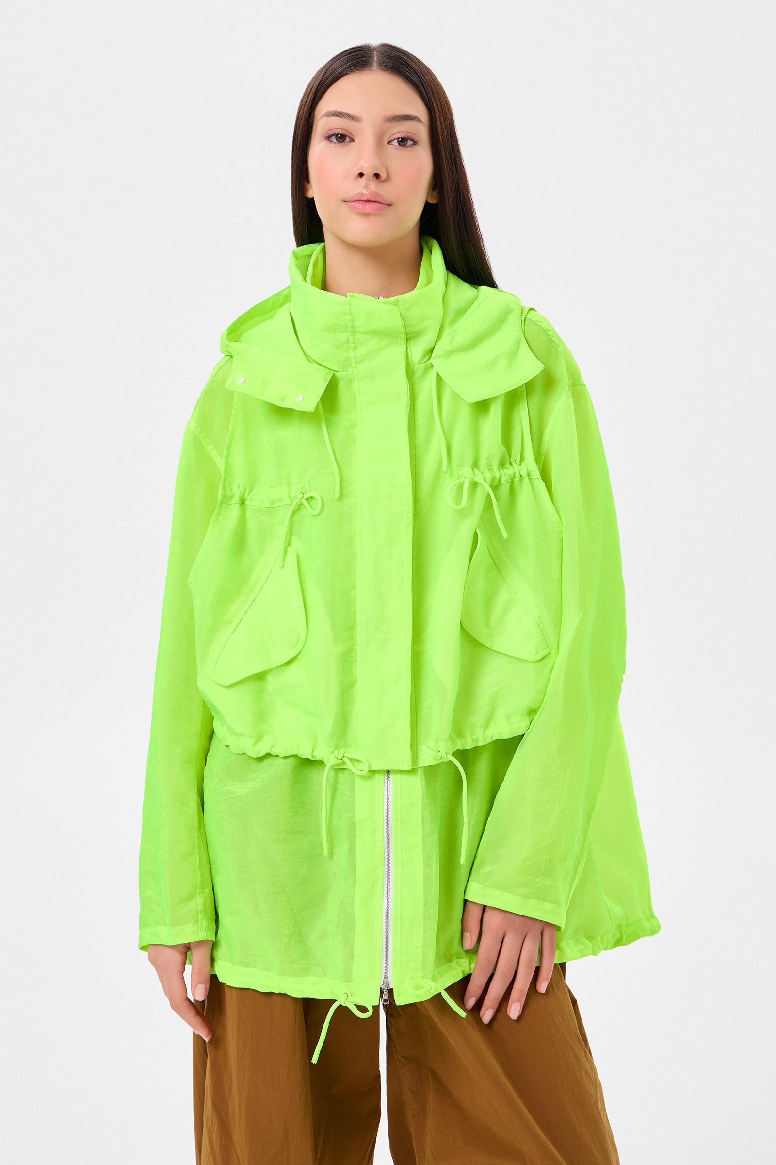 Light Ember Coat Neon Yellow
