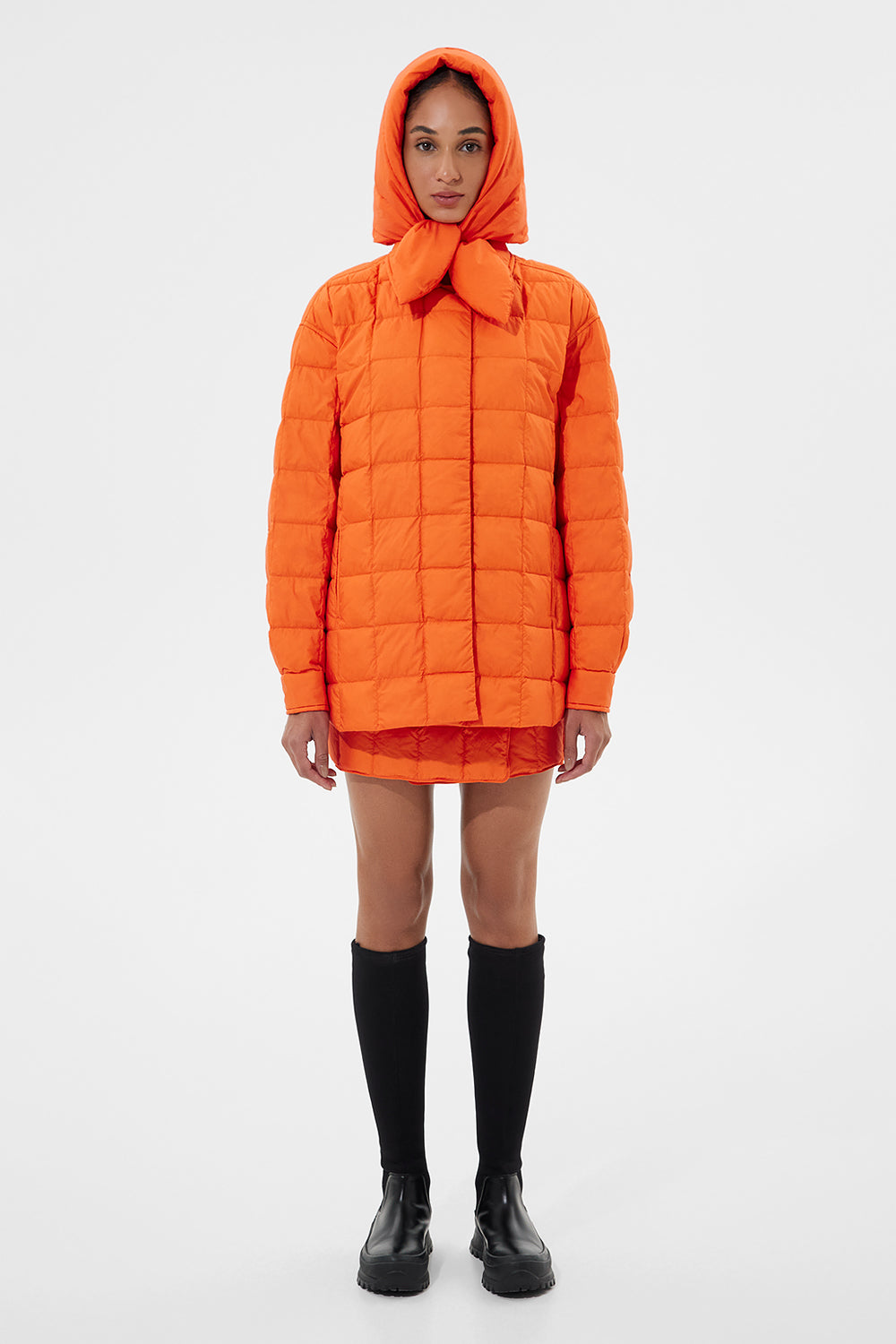Hustka Hood Micro Brick Orange