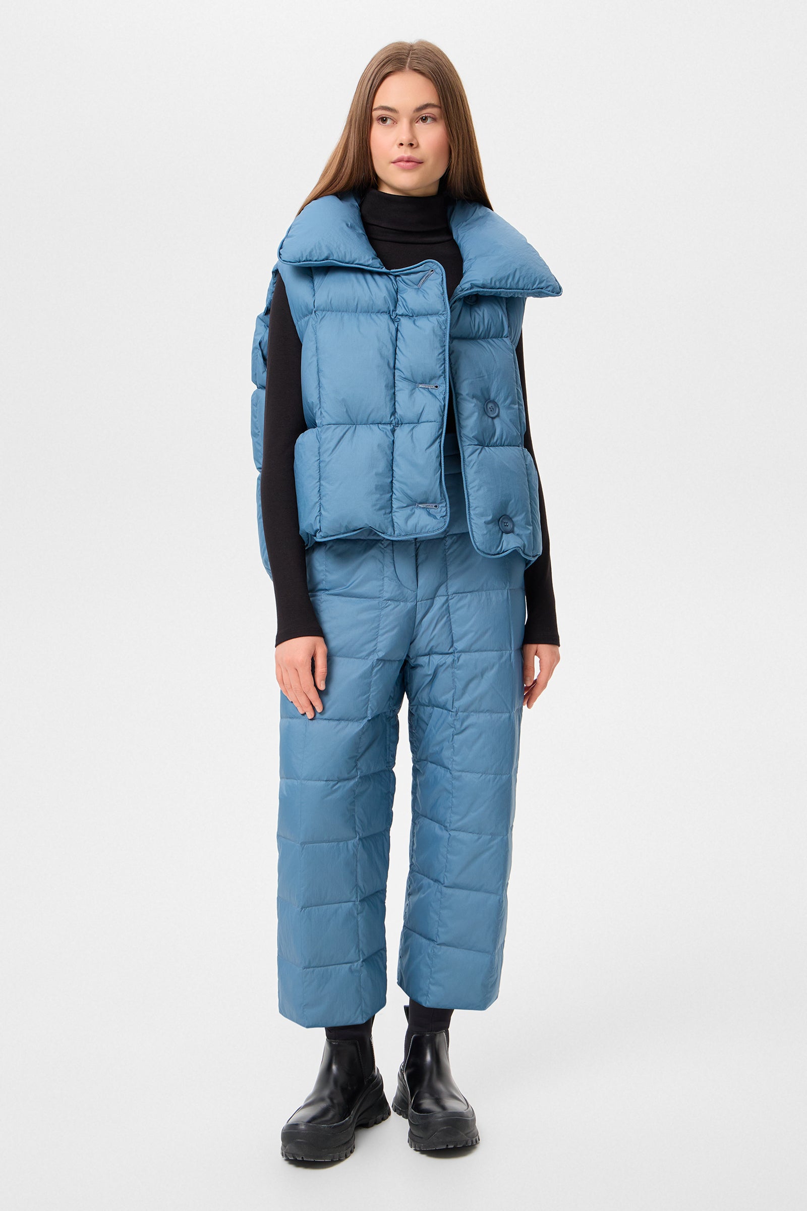 DUNNO PANTS MICRO STONE BLUE