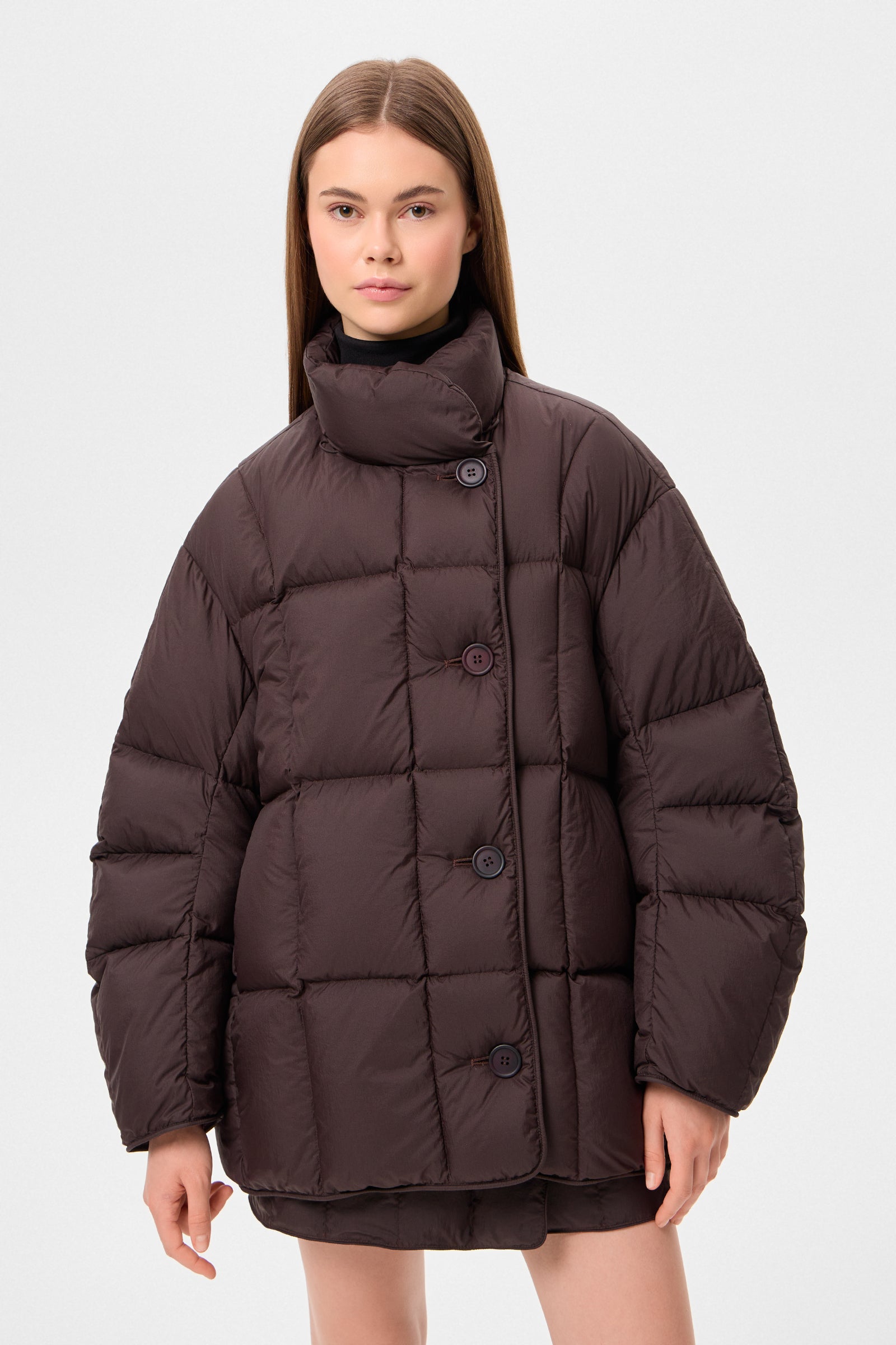 COZY NIMBO JACKET MICRO BROWN