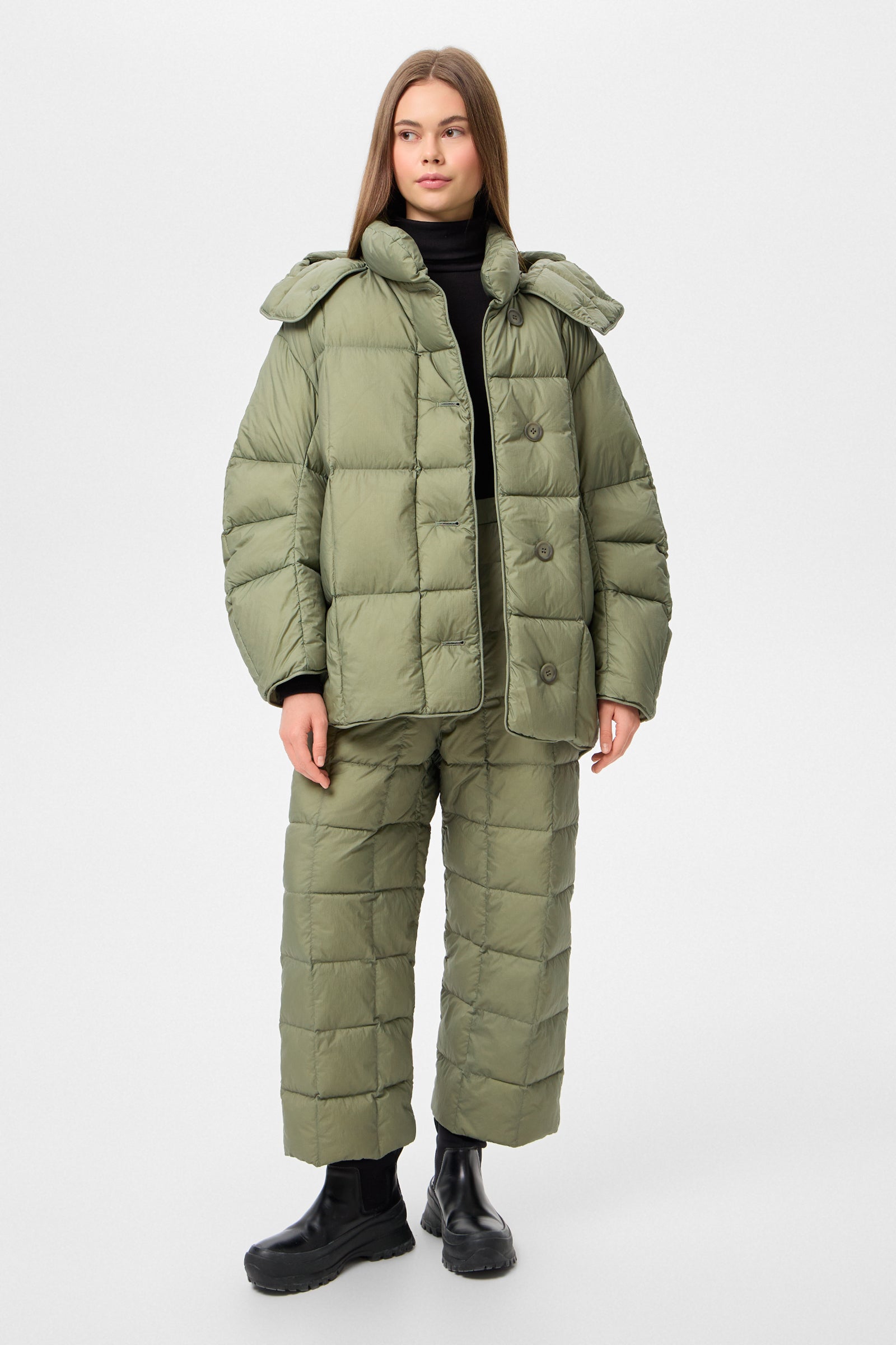 DUNNO PANTS MICRO OLIVE GREEN