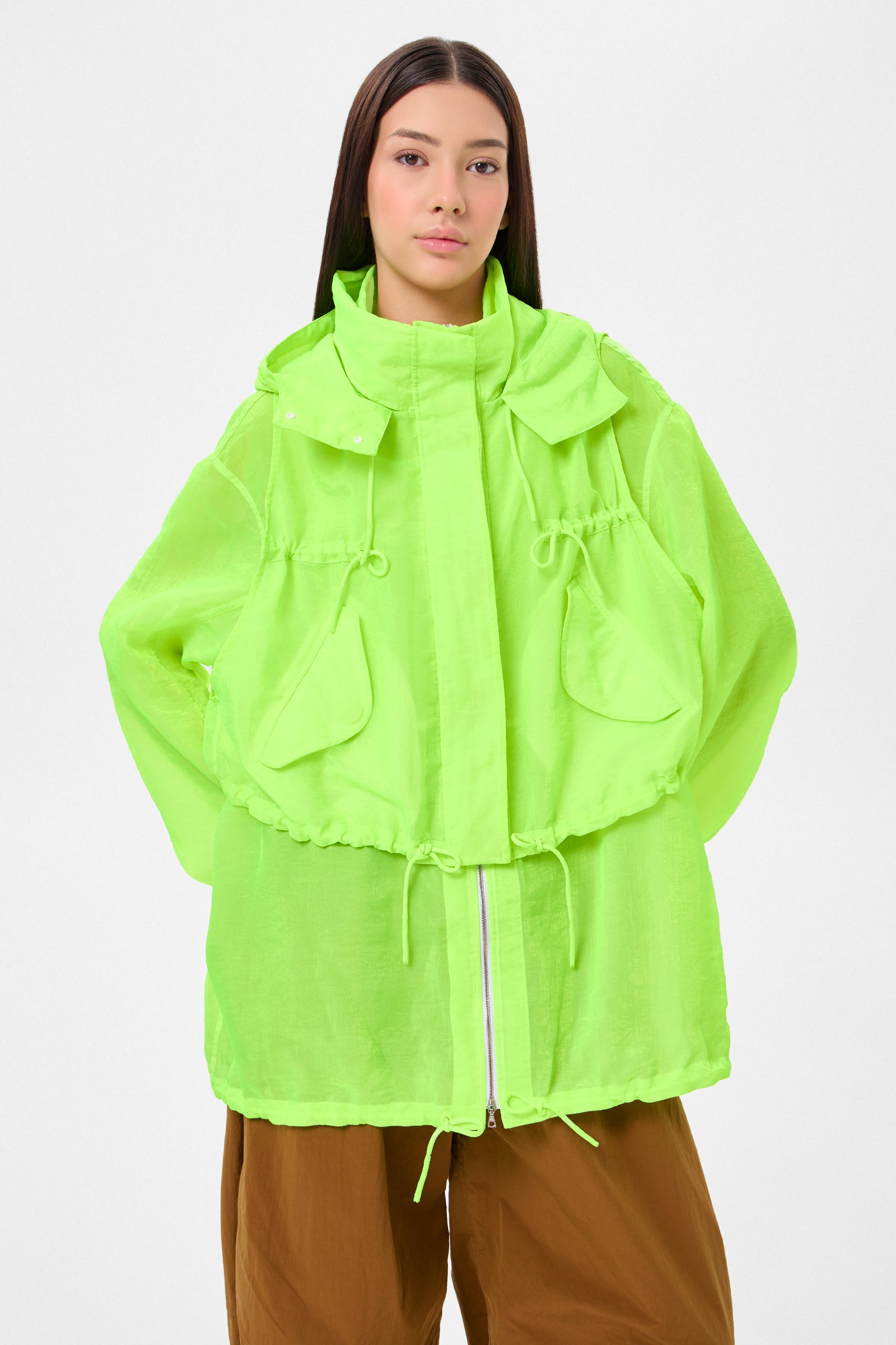 Light Ember Coat Neon Yellow