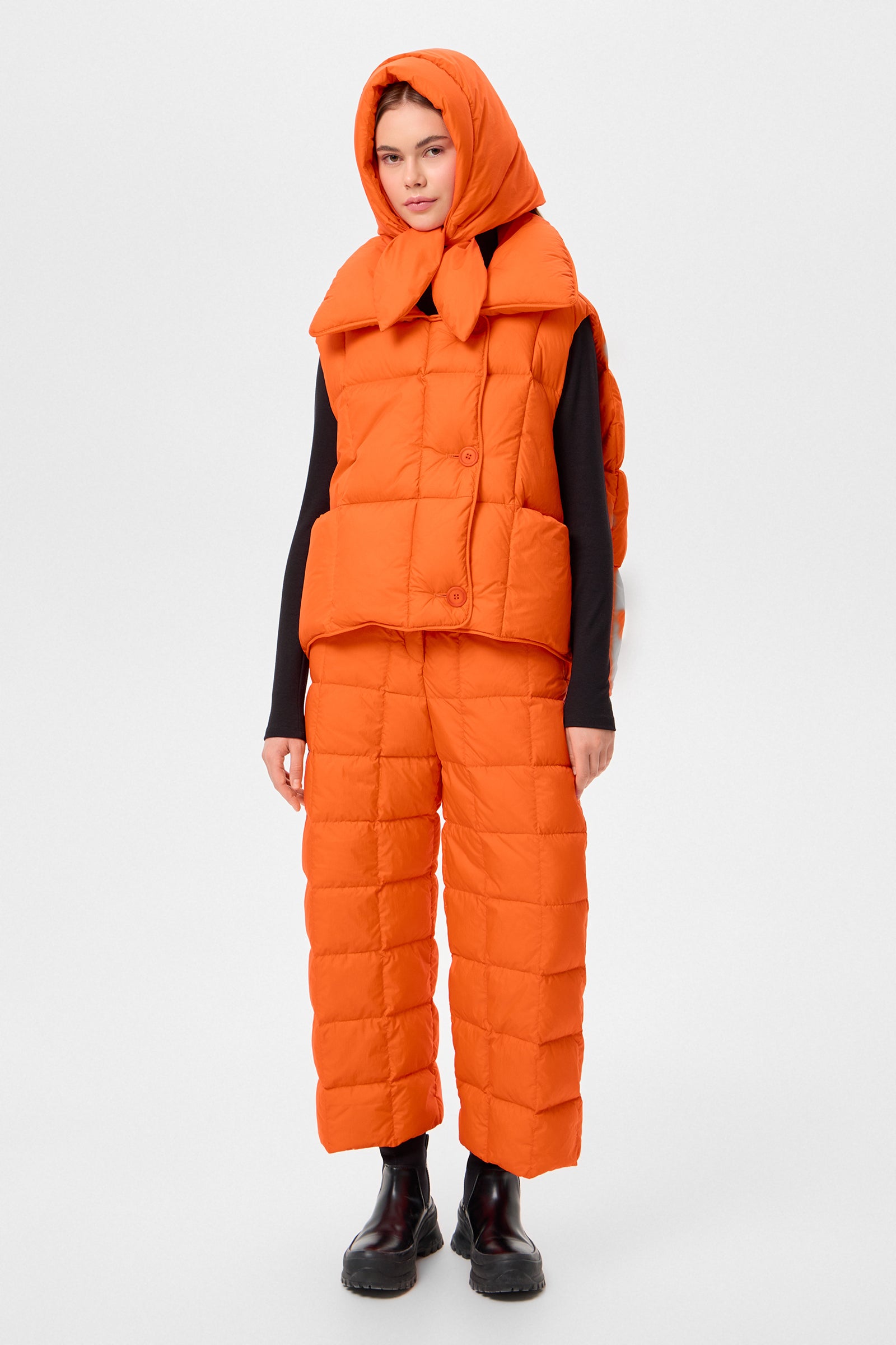 HUSTKA HOOD MICRO ORANGE