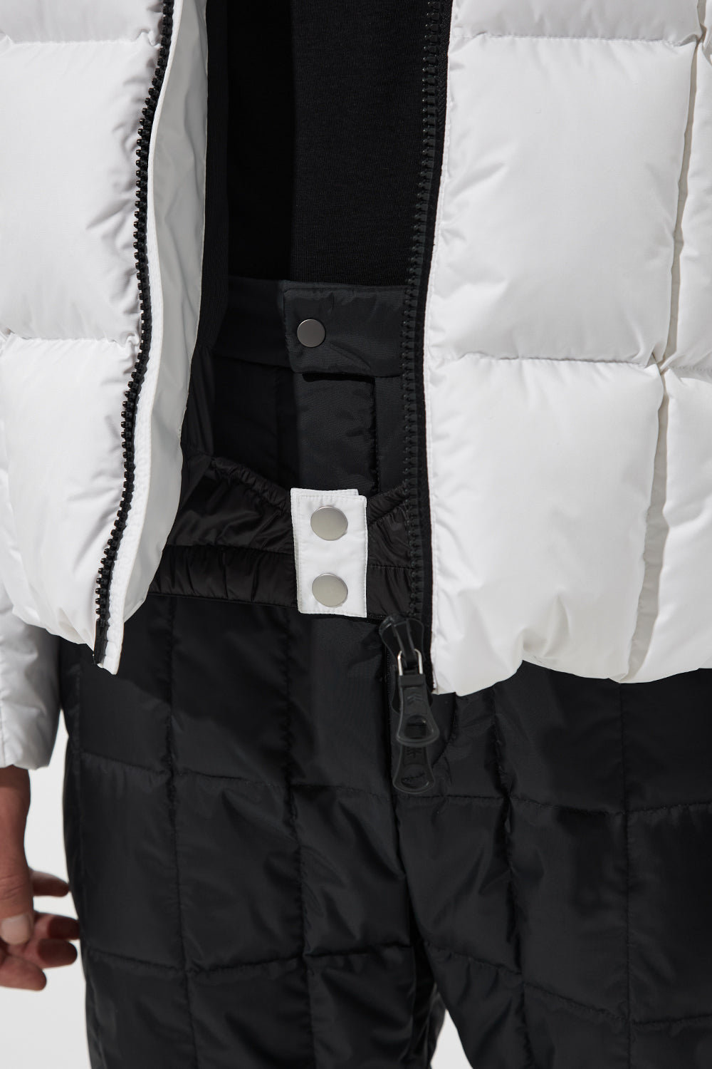 Apres Ski Shorts Jacket Man Tec White