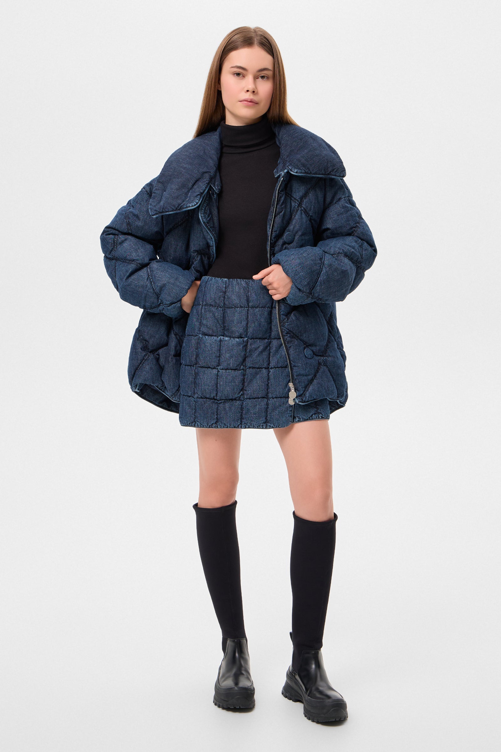 DENIM MINI PLAHTA BLUE