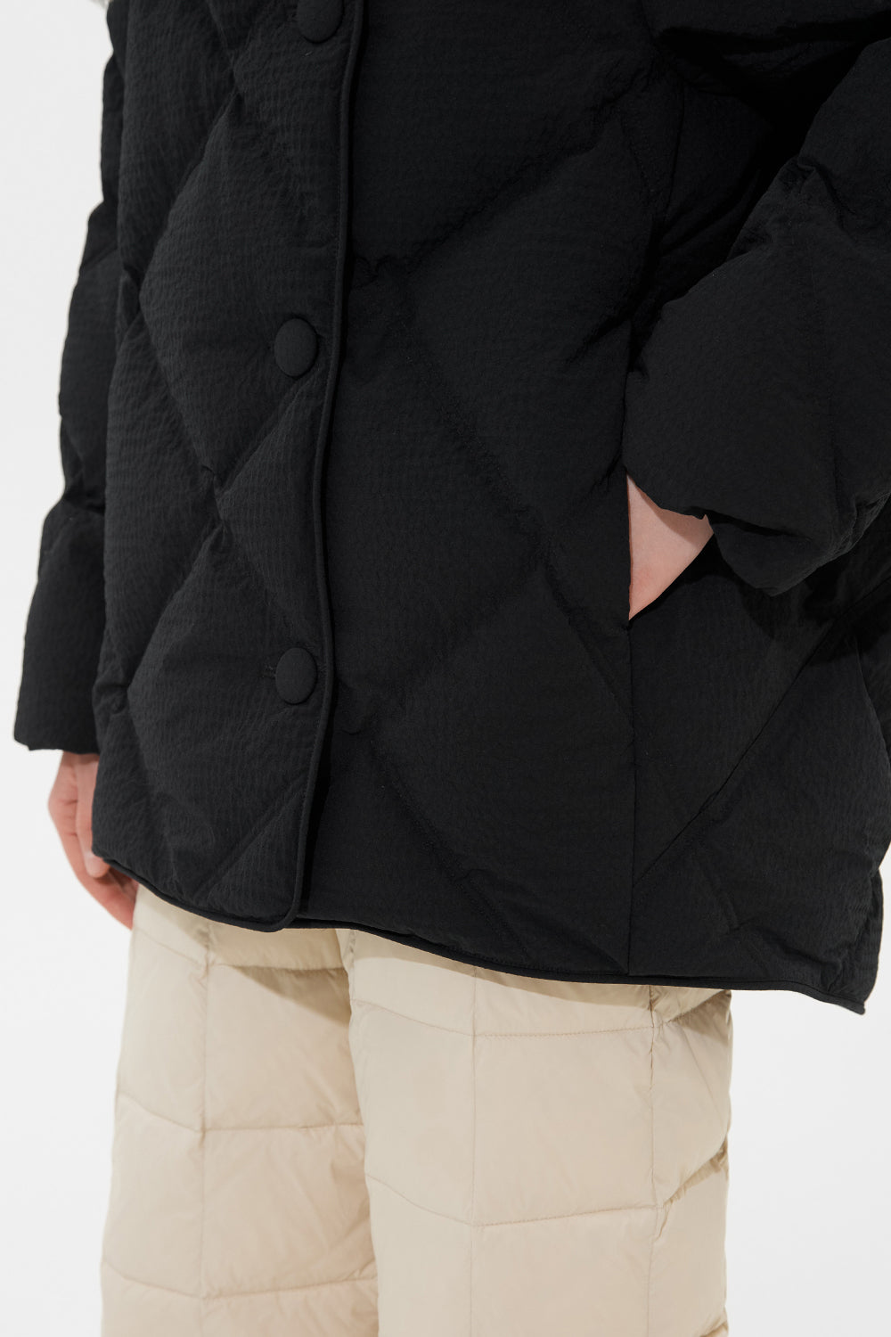SHEARLING QUEEN STEFANIA BLACK