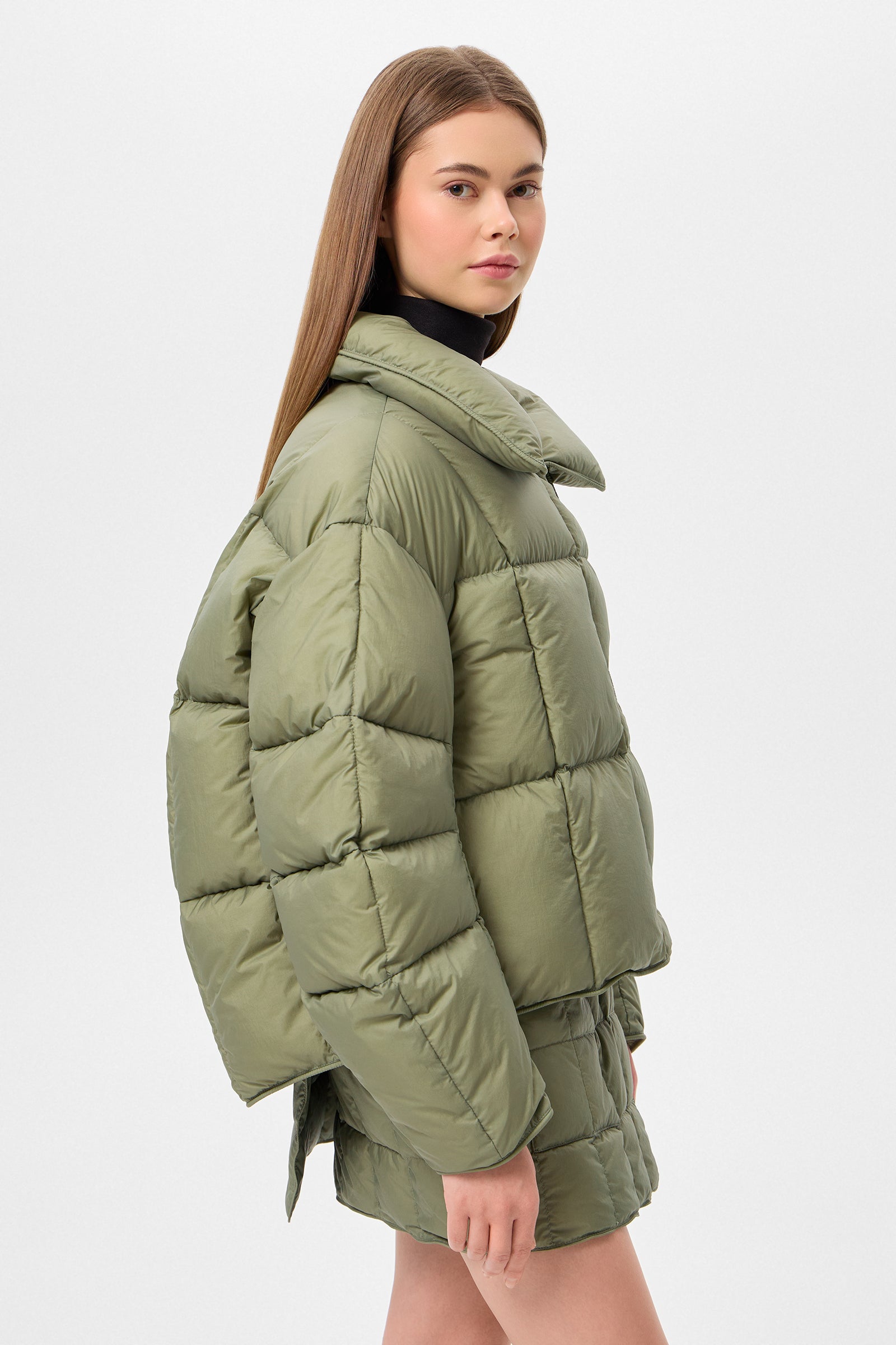 COZY CLOUD JACKET MICRO OLIVE GREEN