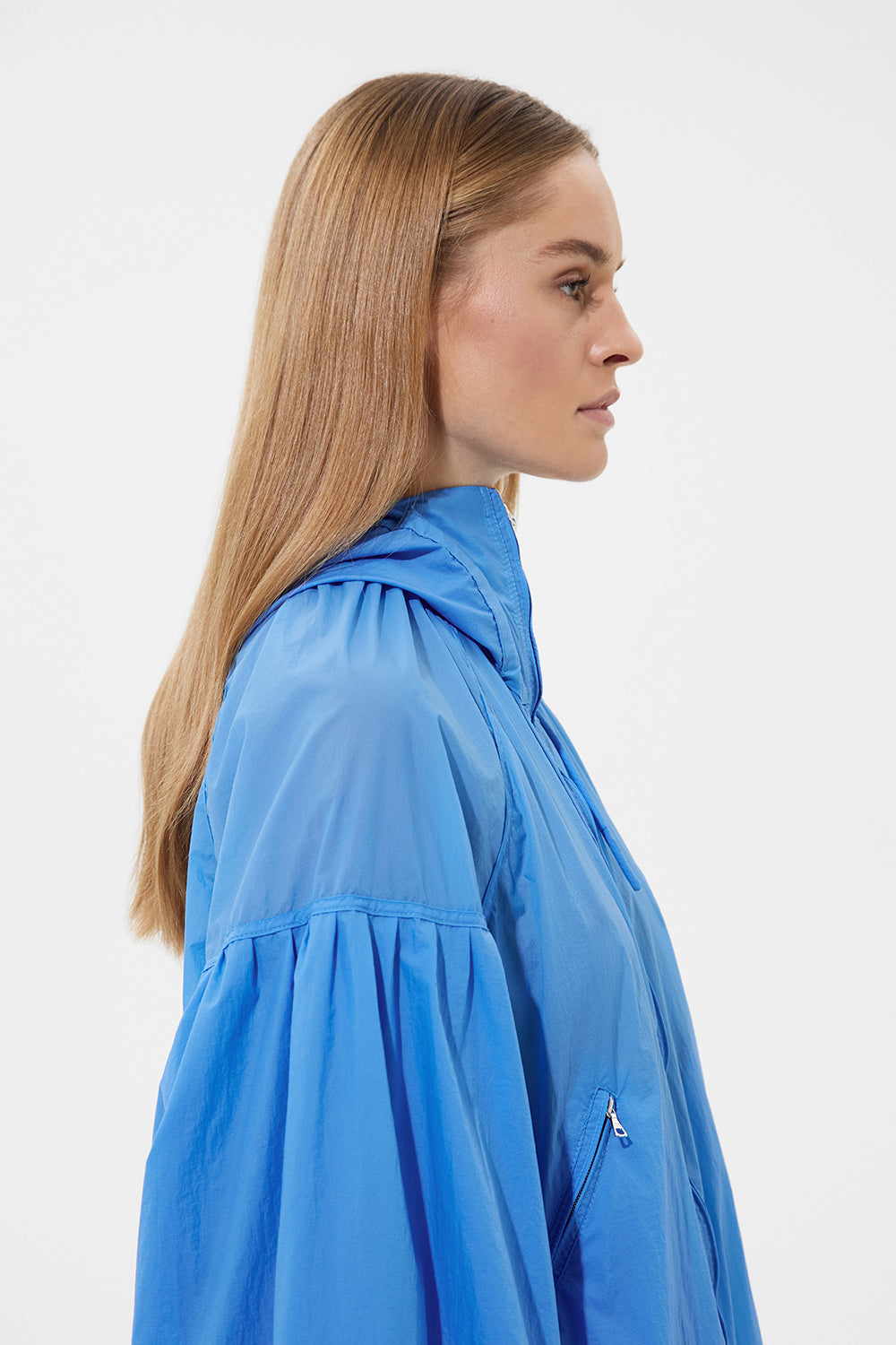 Balloon Jacket Micro Bright Blue