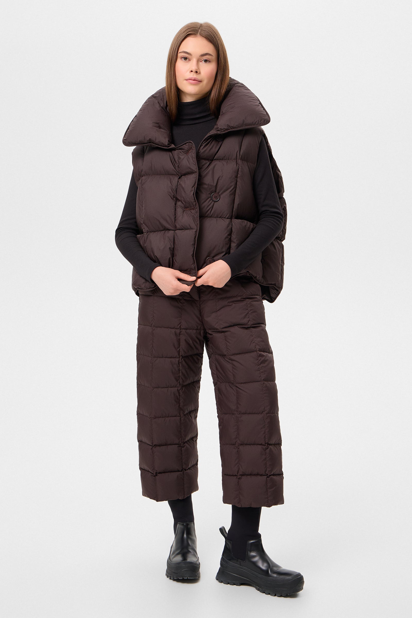 DUNNO PANTS MICRO BROWN