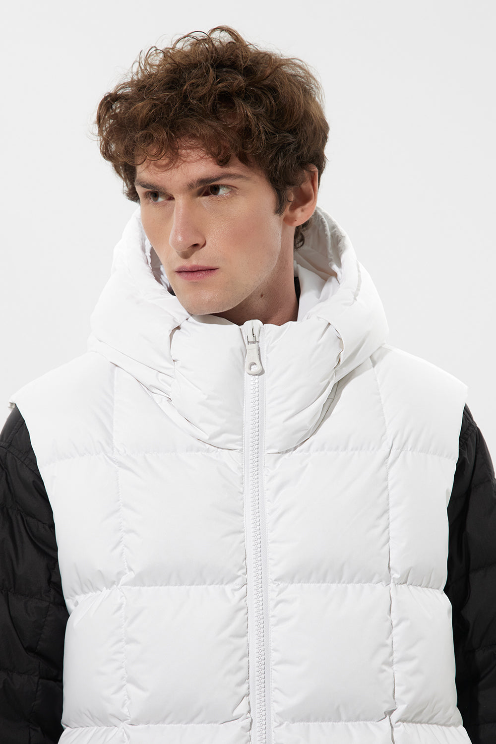 Apres Ski Vest Man Tec White
