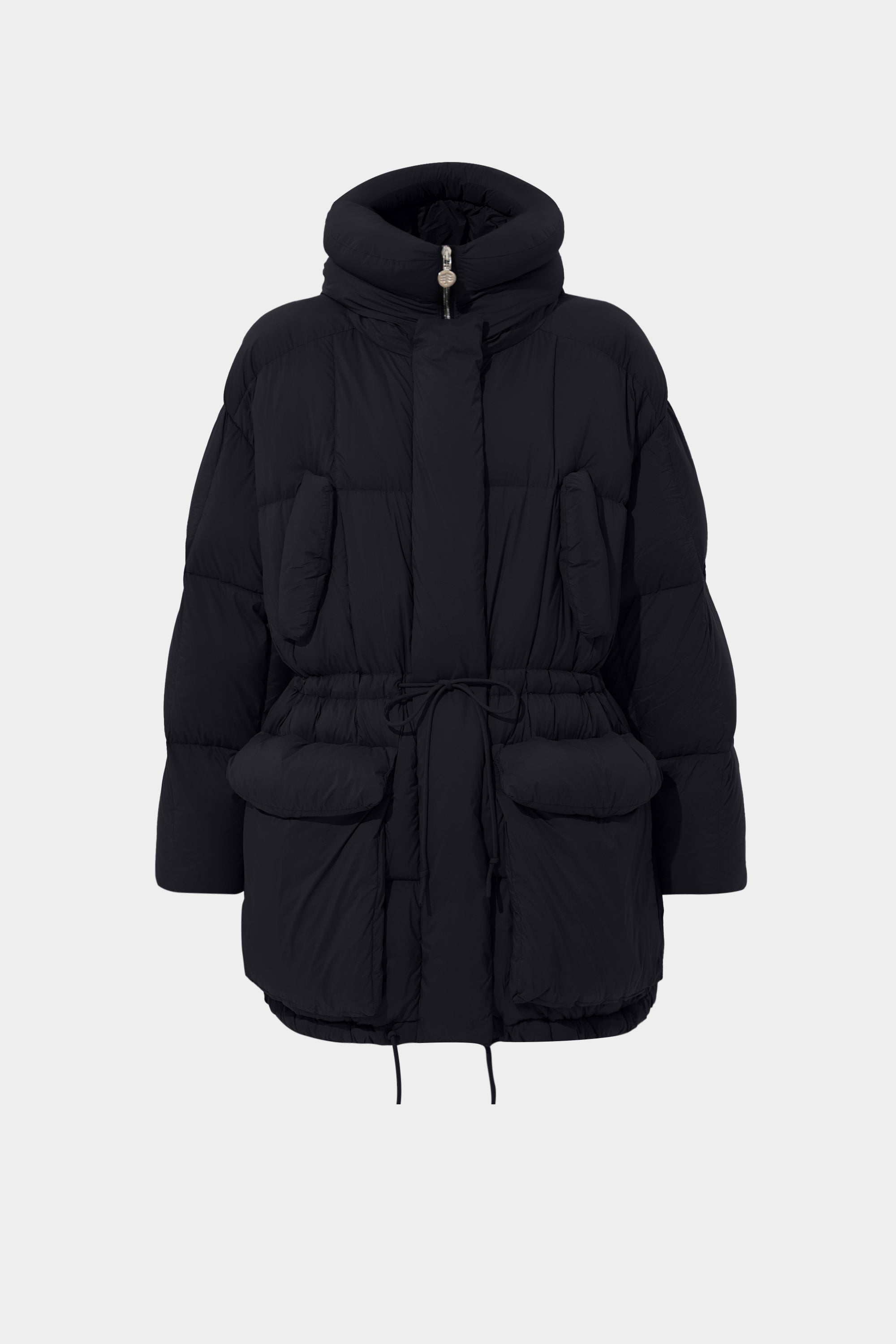 Quilted Parka Soft Black