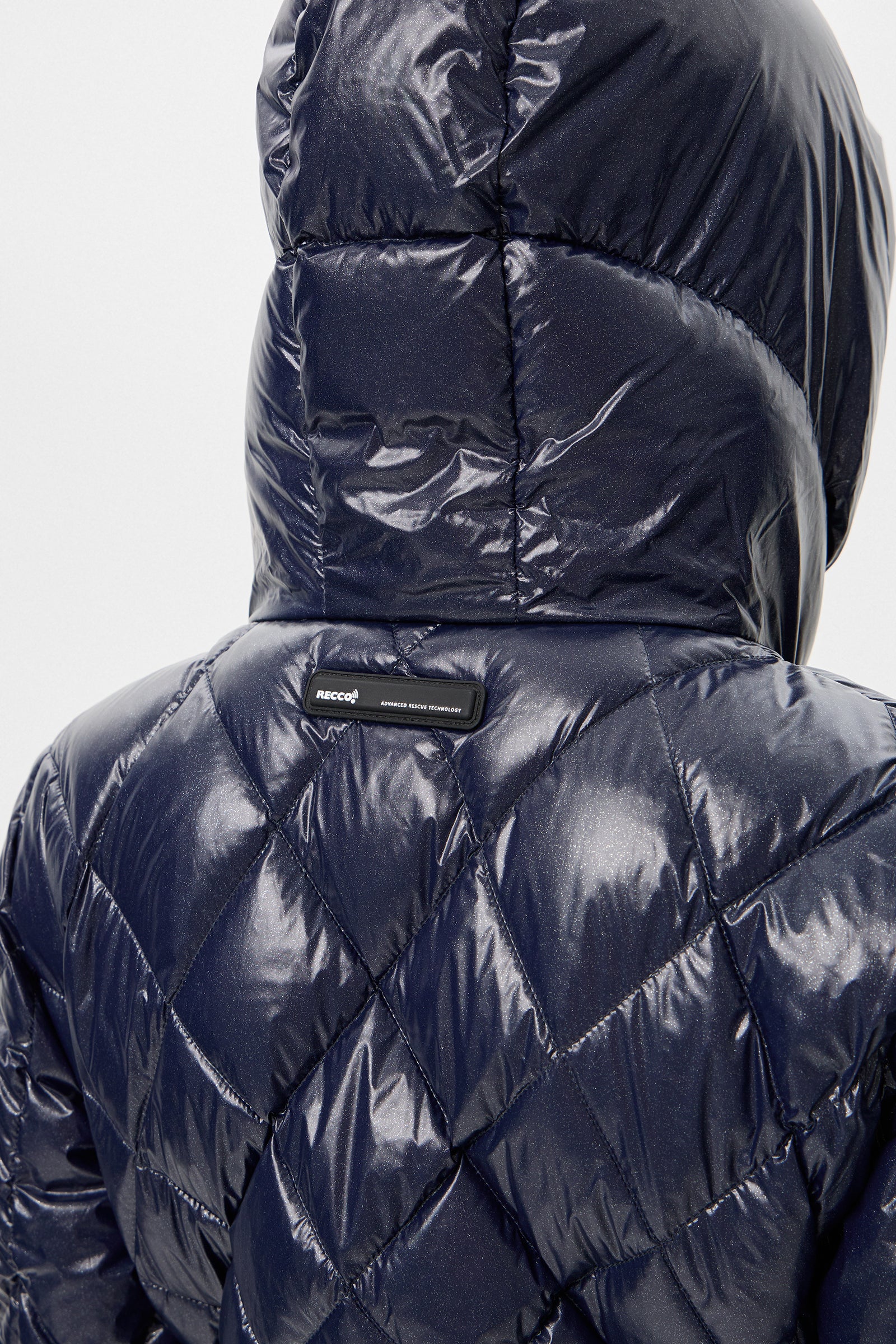 APRES SKI STARDUST OVERALL GLITTER NAVY + SHELL WHITE