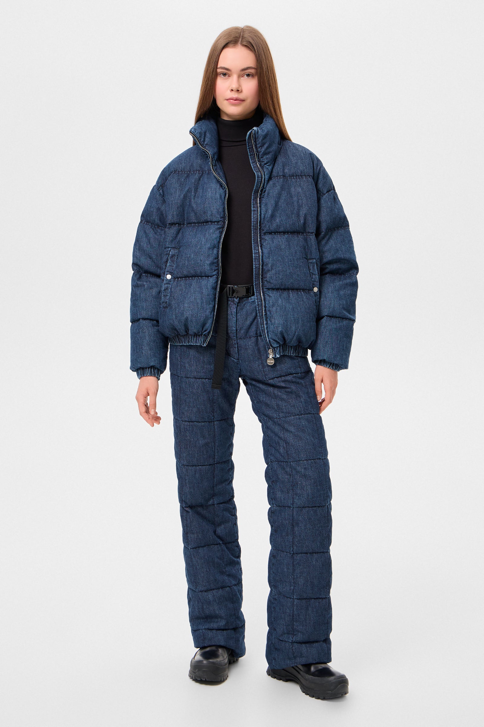 DENIM CHALET PANTS BLUE