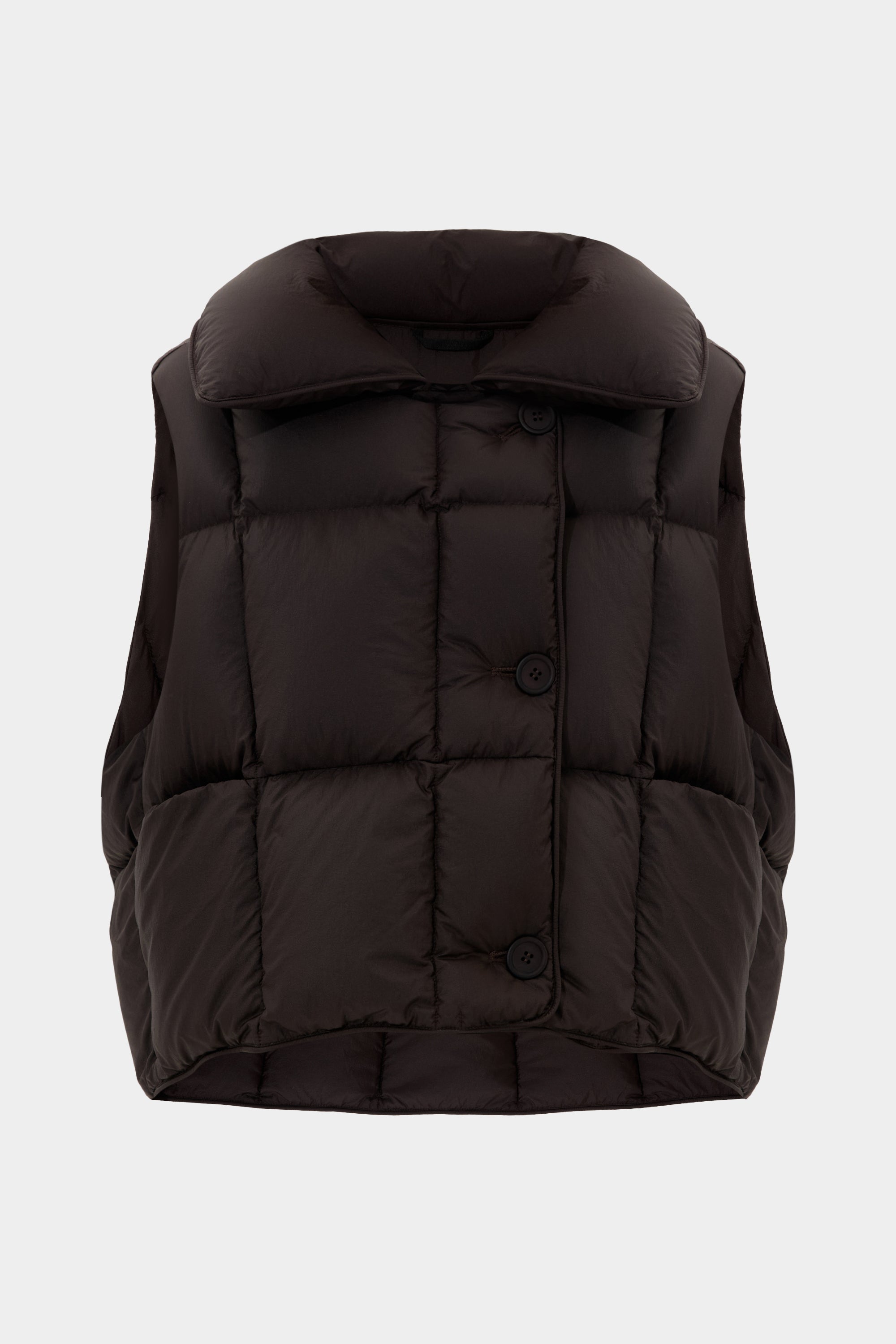 COZY CLOUD VEST MICRO BROWN