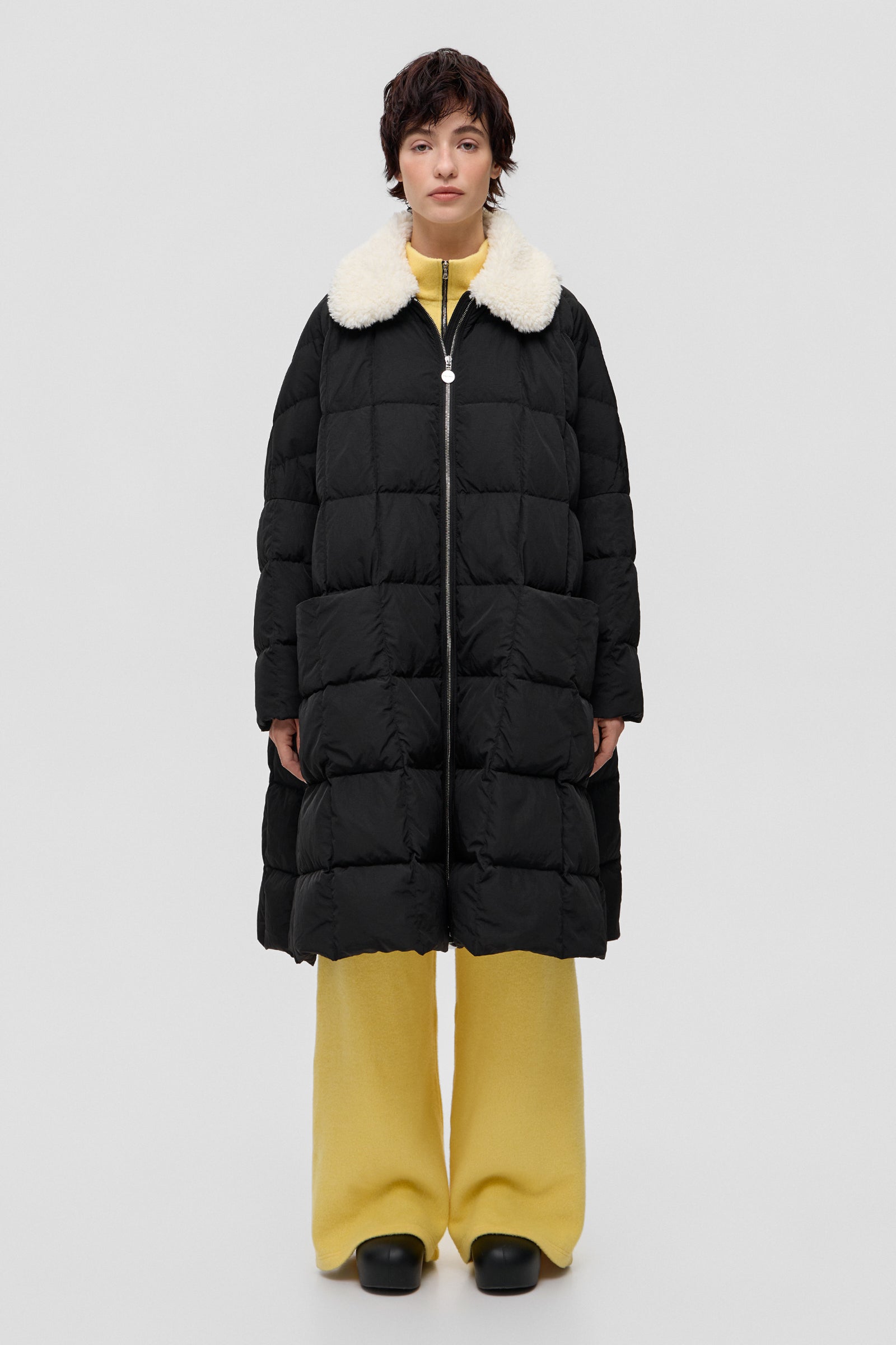 SHEARLING PYRAMIDE ENNIO BLACK