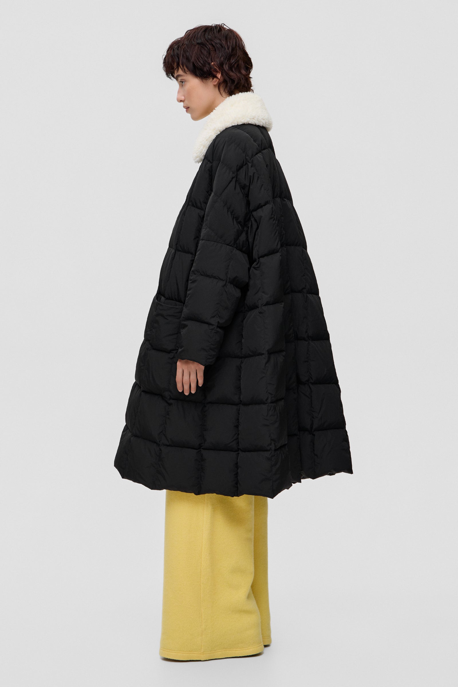 SHEARLING PYRAMIDE ENNIO BLACK