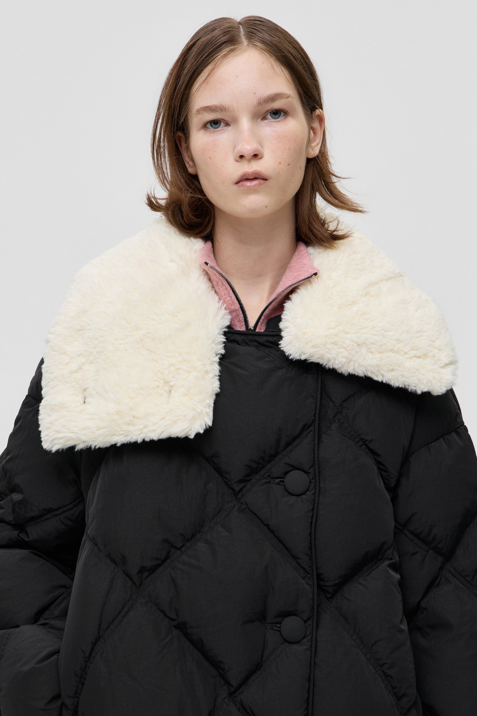 SHEARLING QUEEN ENNIO BLACK