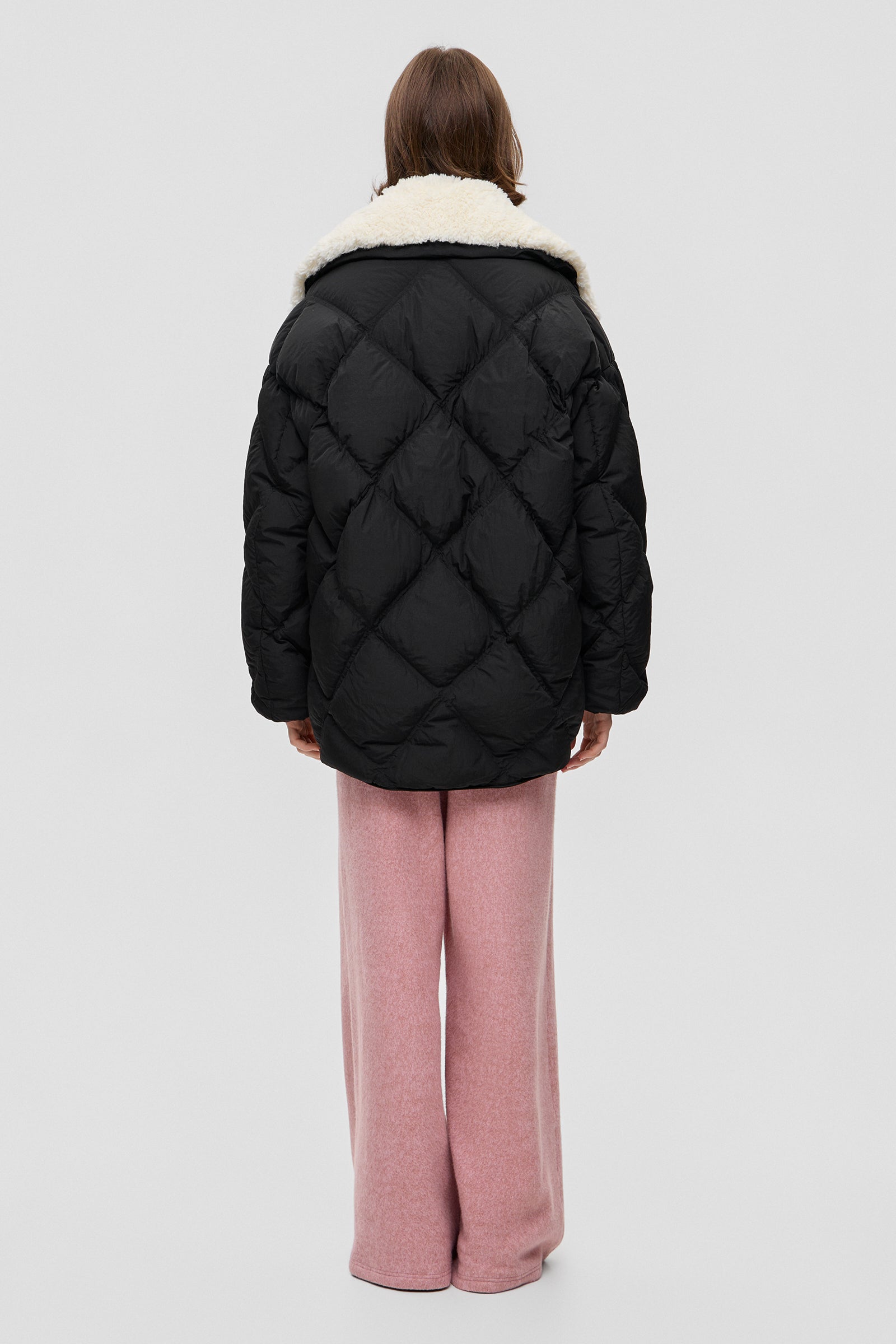 SHEARLING QUEEN ENNIO BLACK