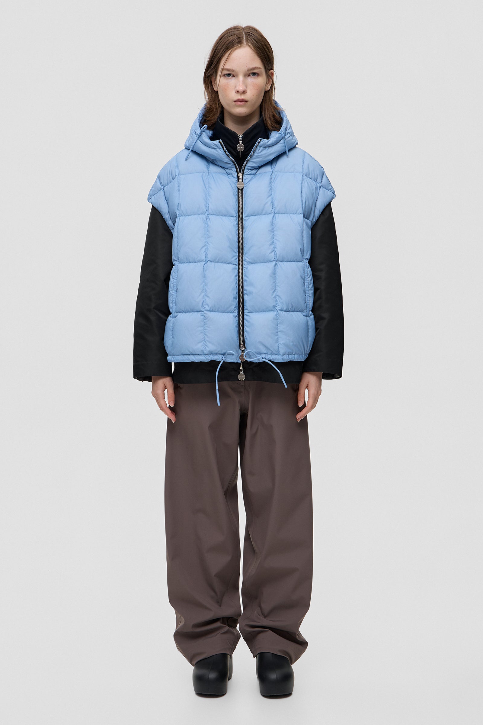 COZY ARCO VEST MICRO BLUE