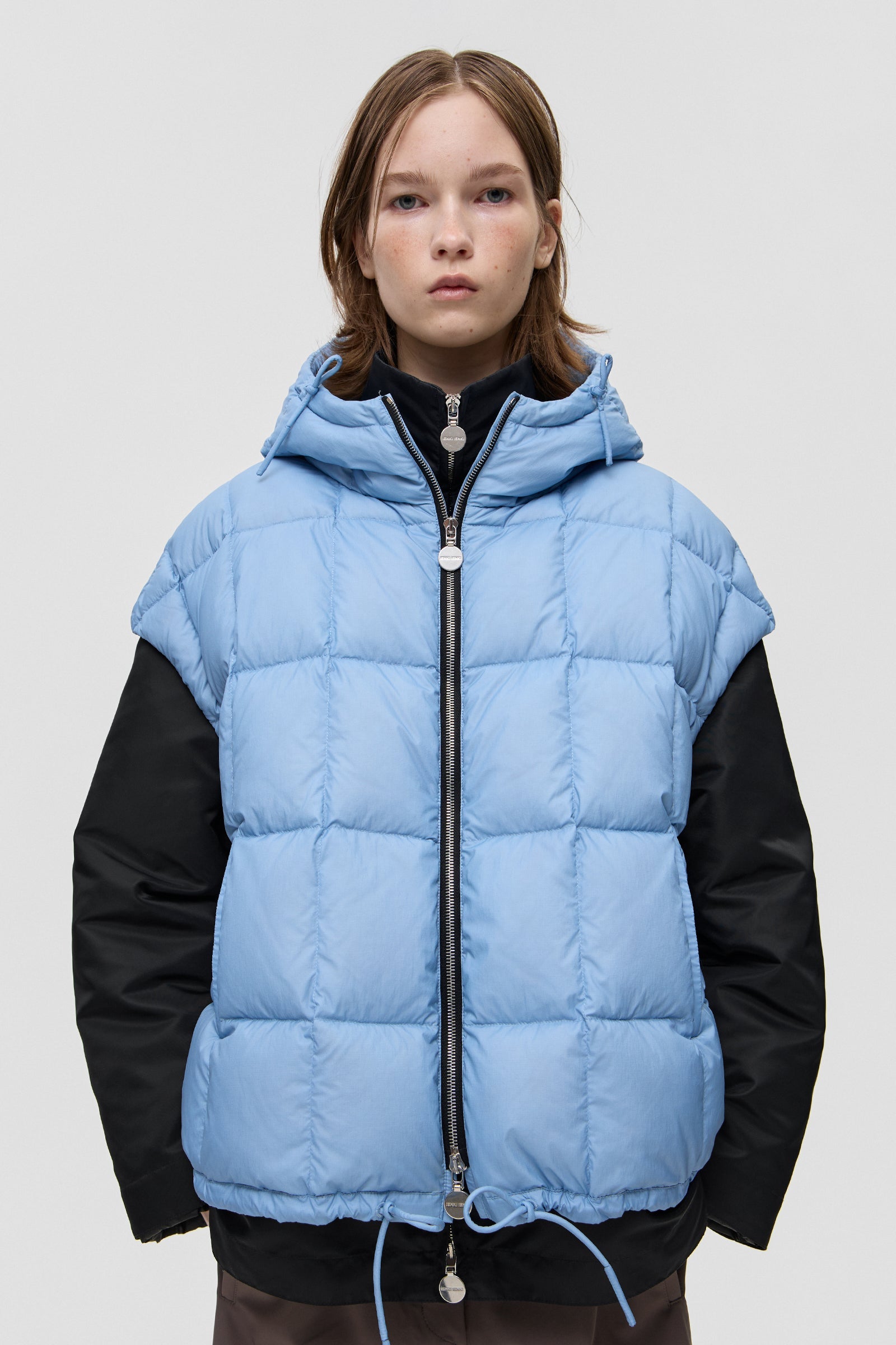COZY ARCO VEST MICRO BLUE