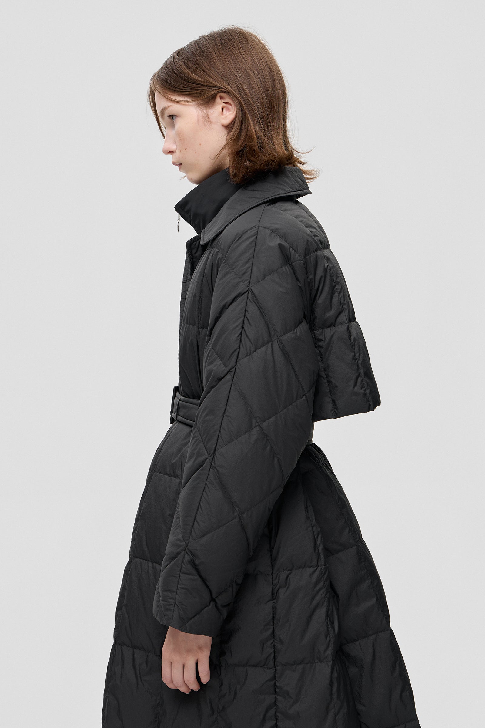 WINTER COAT MICRO BLACK
