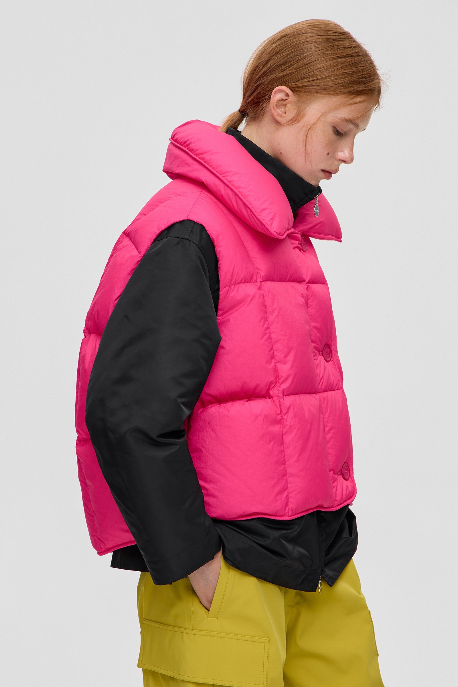 COZY CLOUD VEST MICRO PINK
