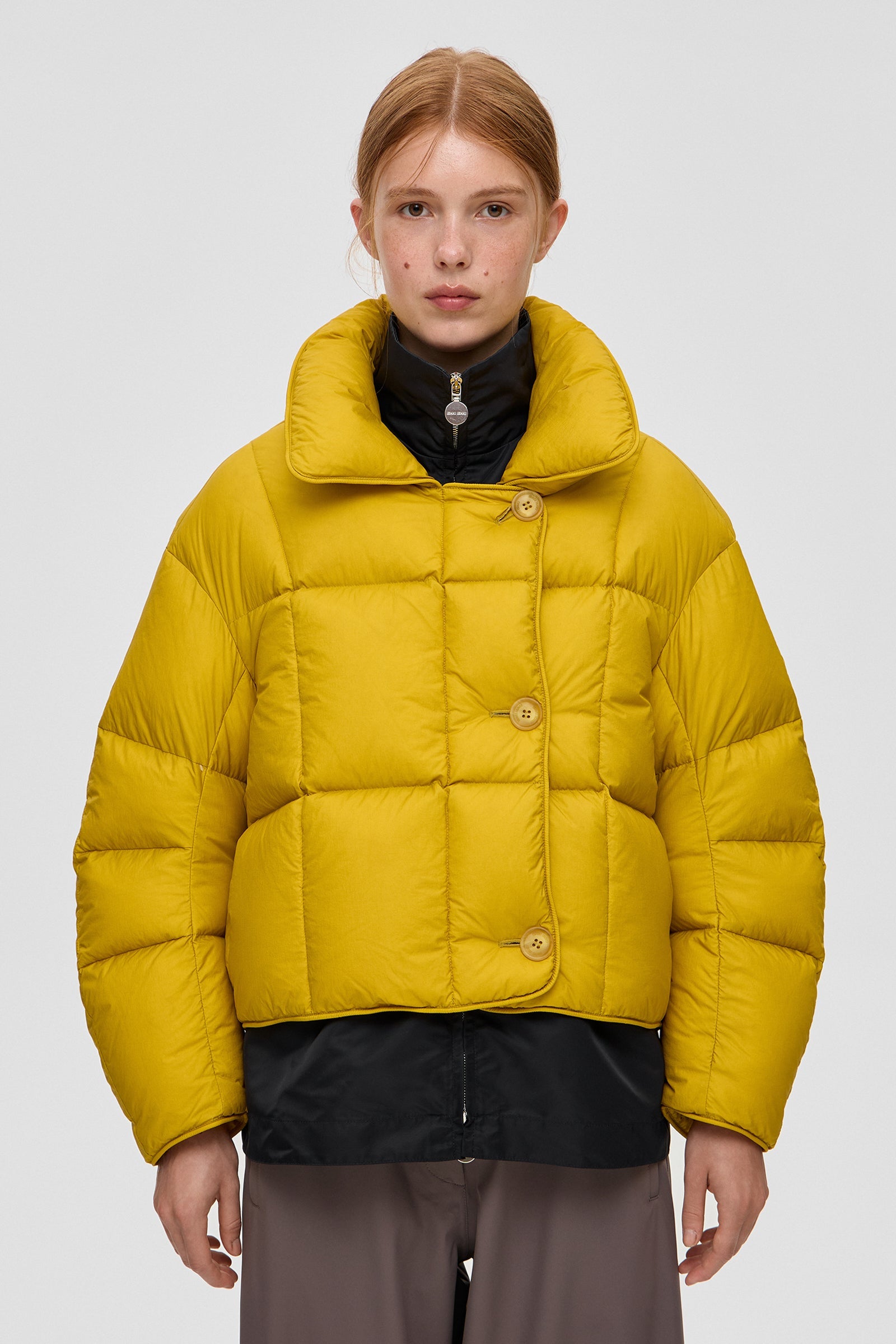 COZY CLOUD JACKET MICRO MUSTARD