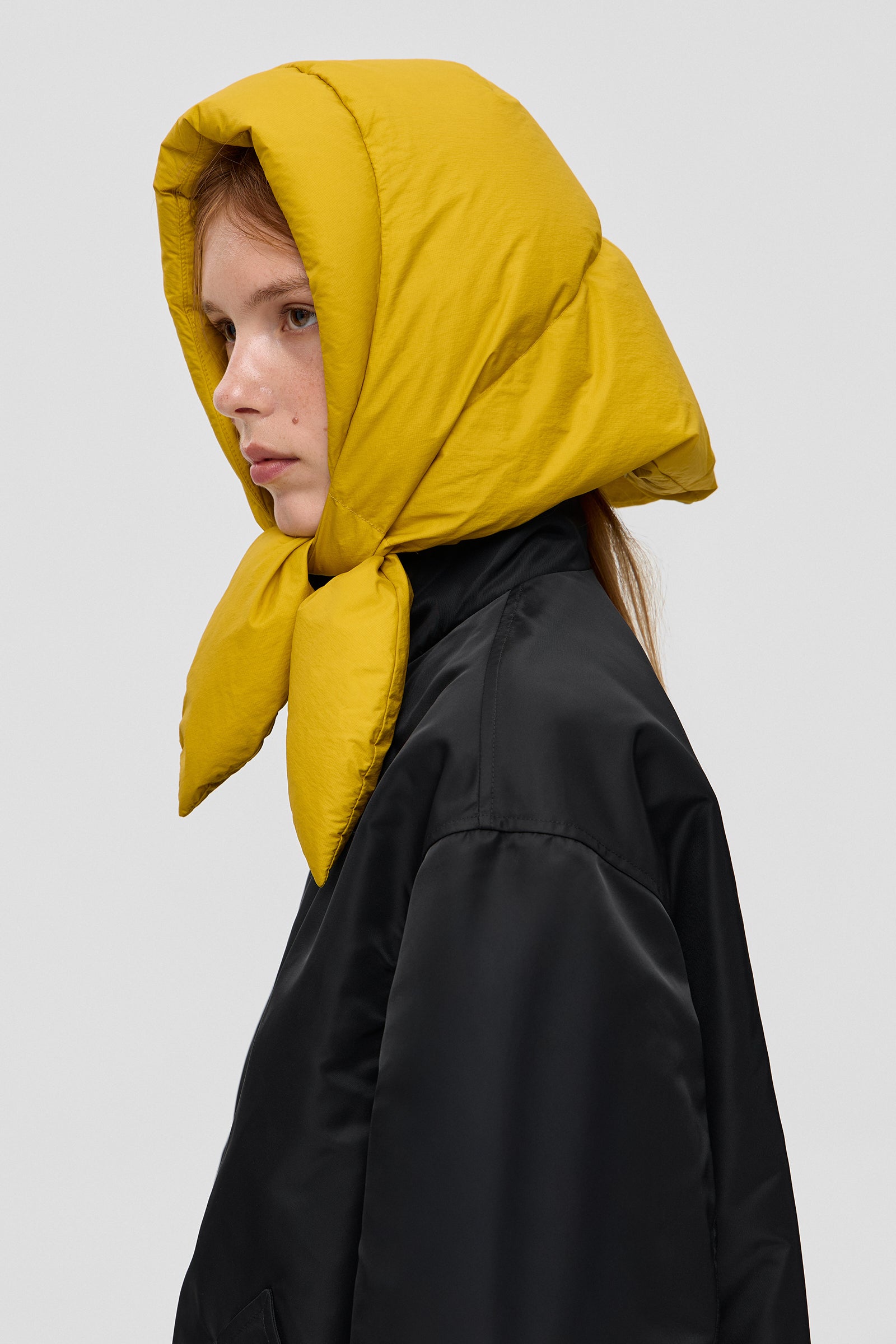 HUSTKA HOOD MICRO MUSTARD