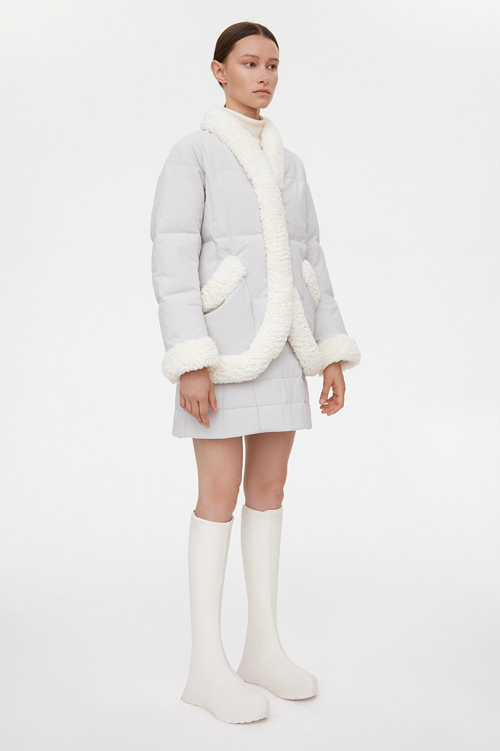 Keptar Jacket Braille Light Grey