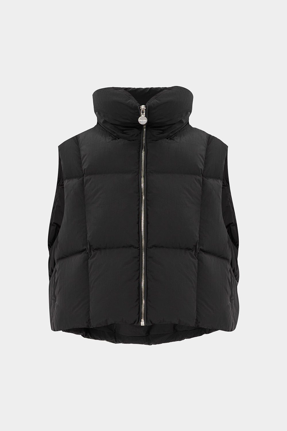 ZIP VEST LEON BLACK