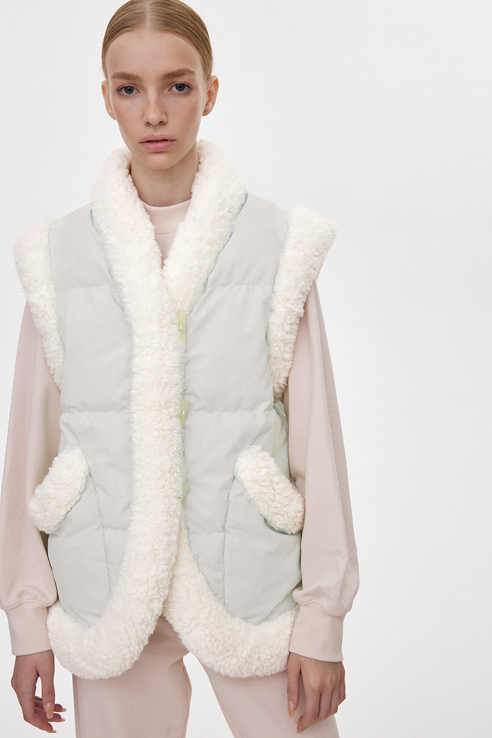 Keptar Vest Braille Light Grey